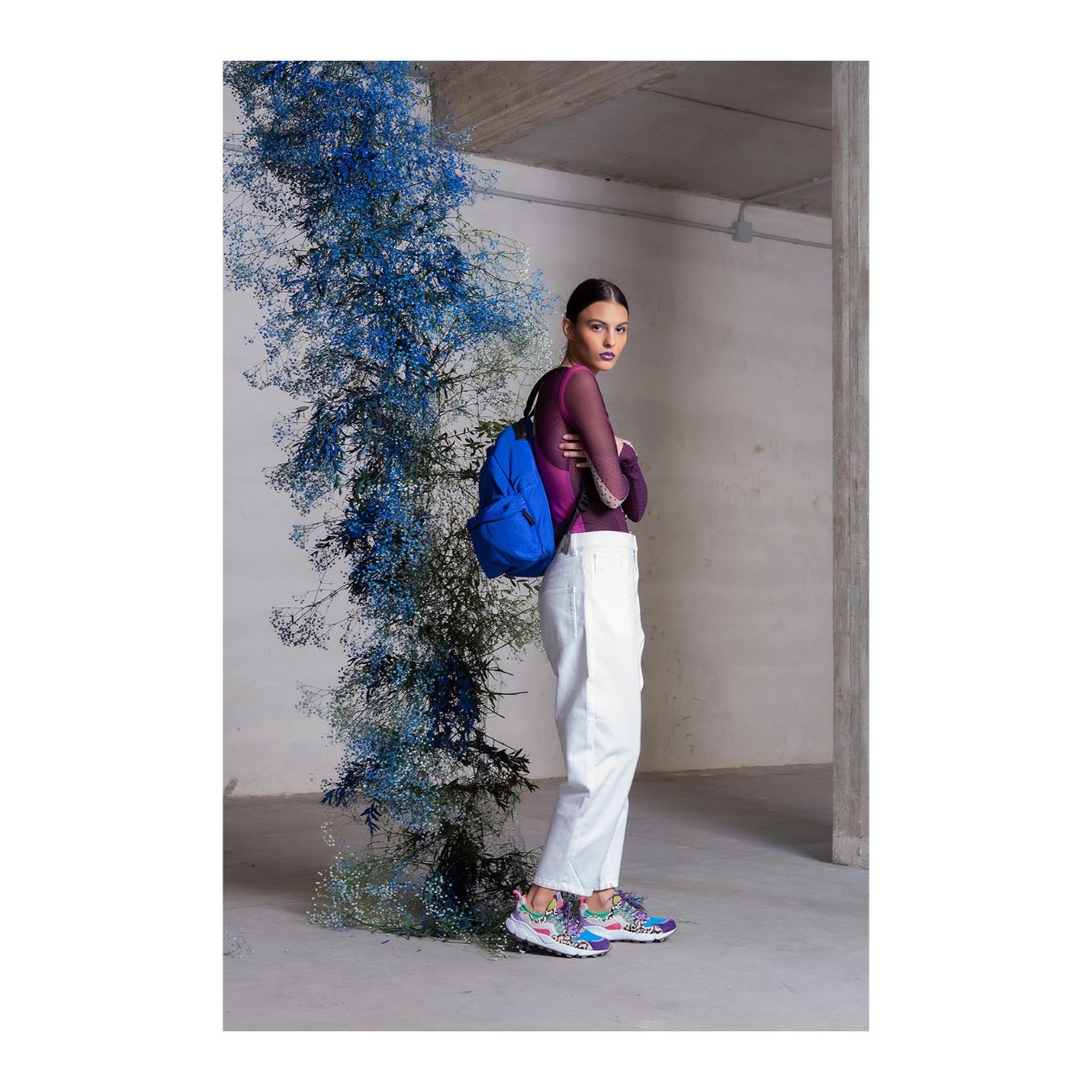 fondo Flower Mountain Sneakers Yamano 