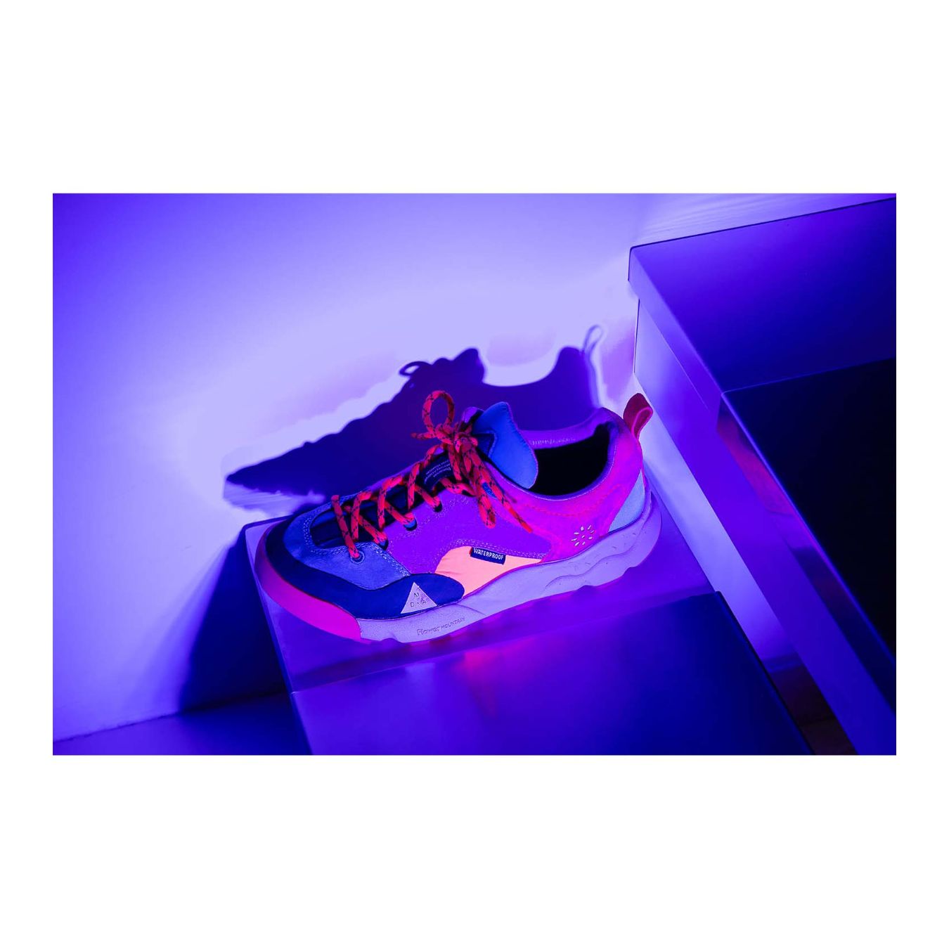 Sneakers Flower Mountain Back Country Azzura Rossa Arancio