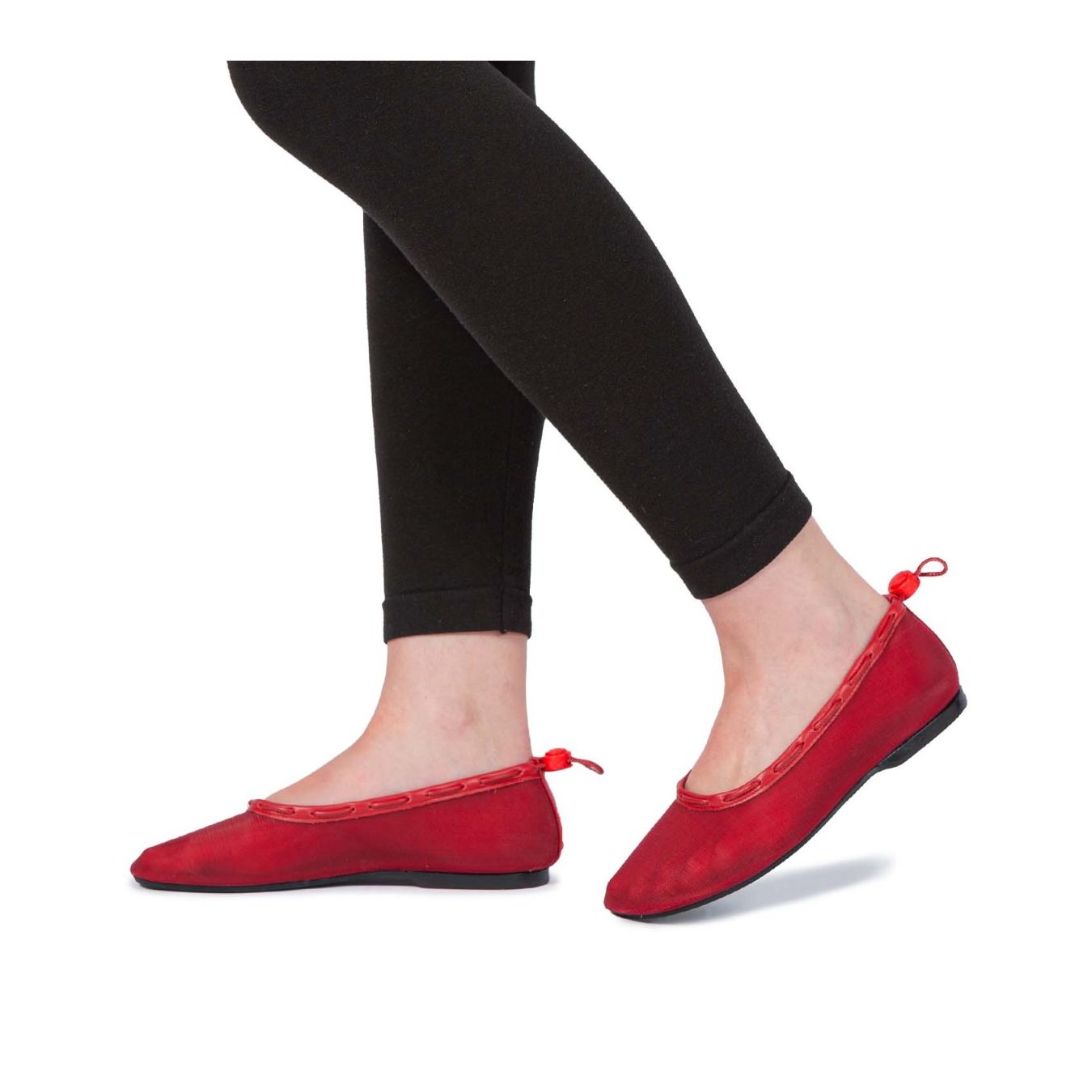 alohas ballerina GILL rossa indossata