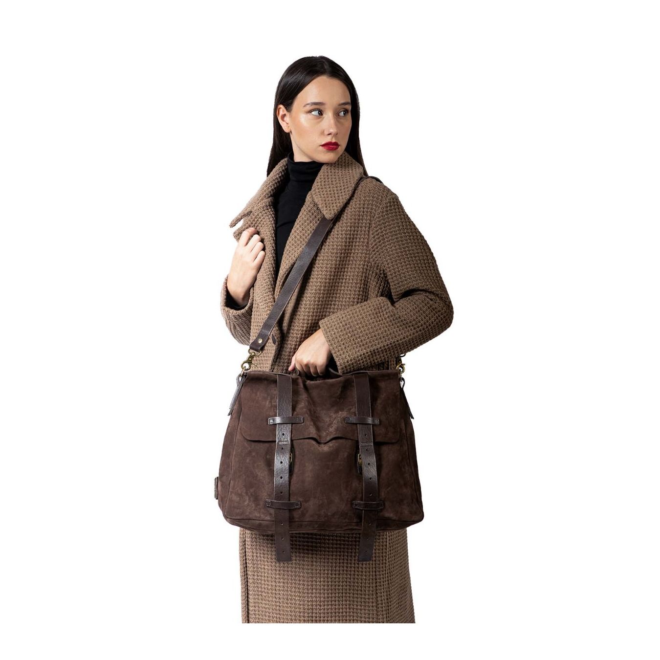 cartella SEBASTIAN in pelle ebano 