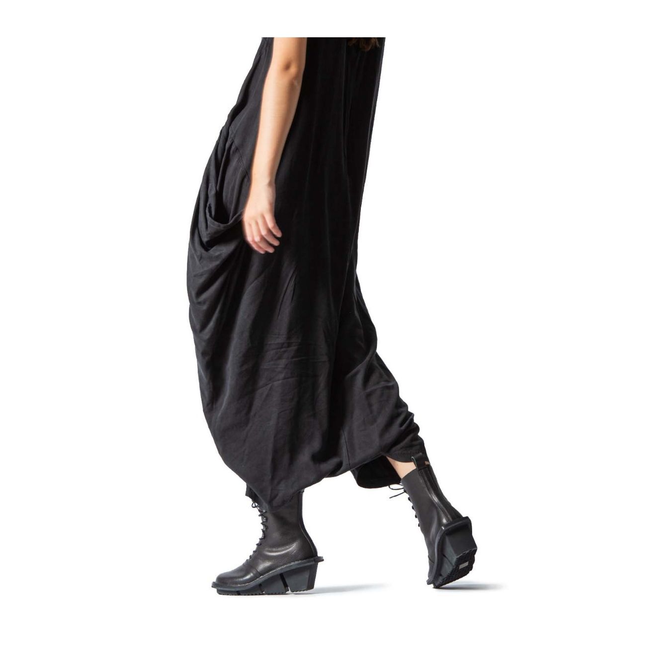anfibi LADY con zeppa  indossati