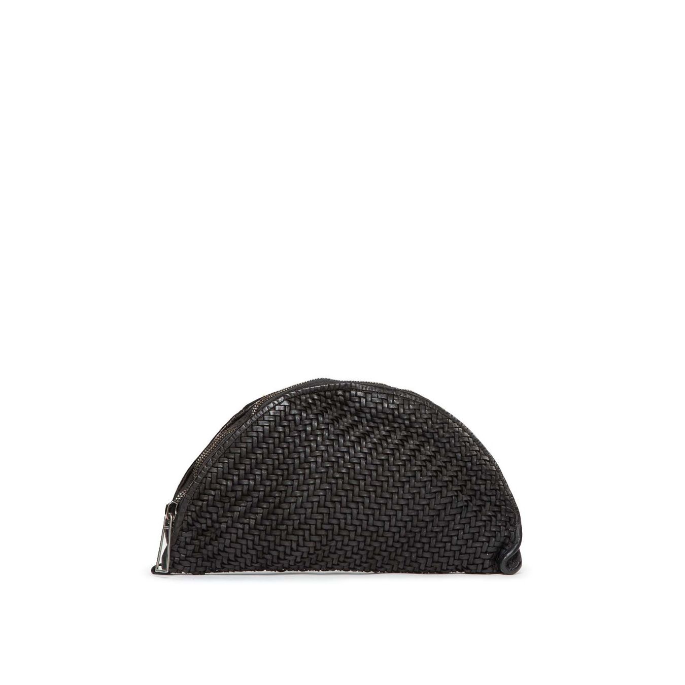 101 meme clutch LORETTA in pelle nera 