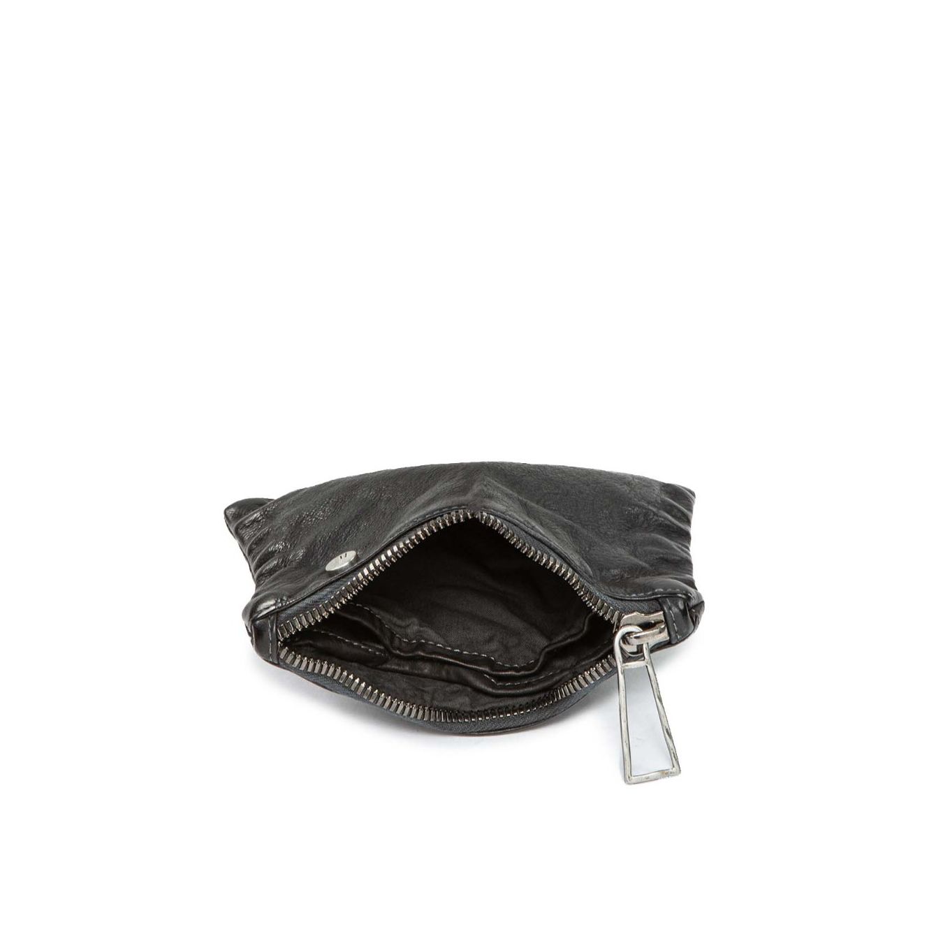 clutch ATHENA in pelle nera 101 meme interno