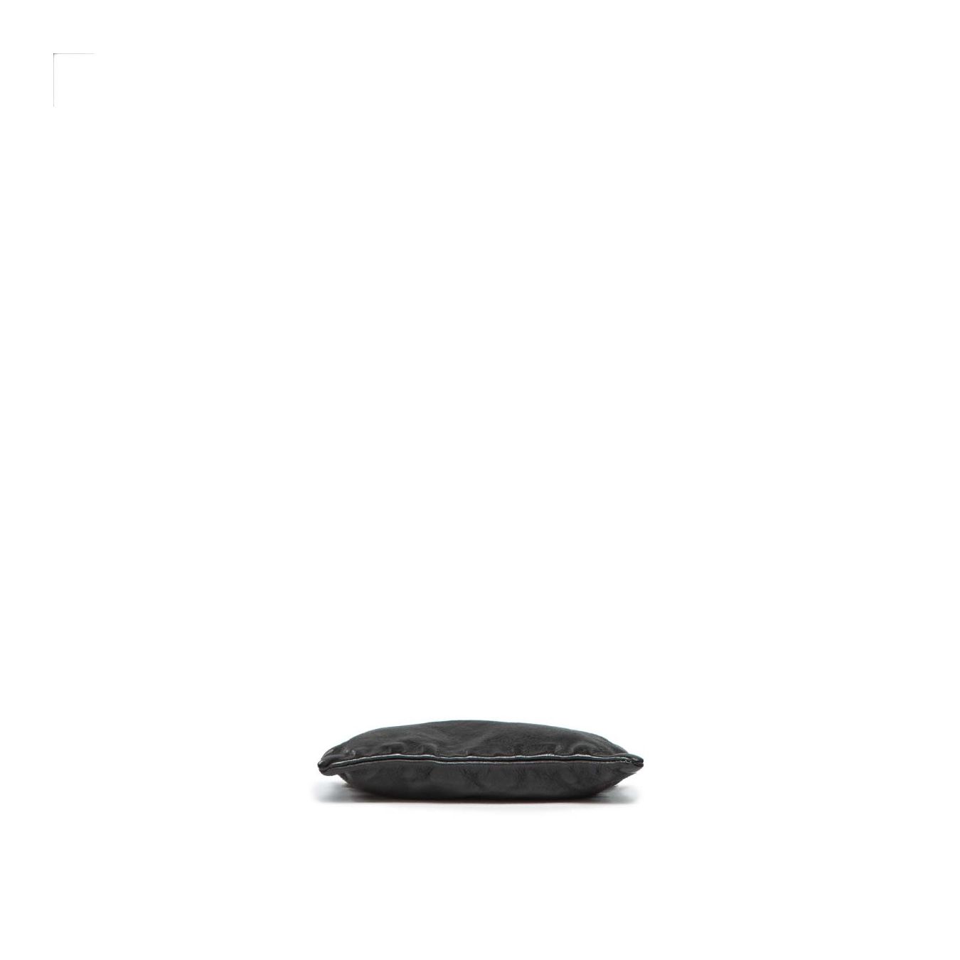 clutch ATHENA in pelle nera 101 meme sotto