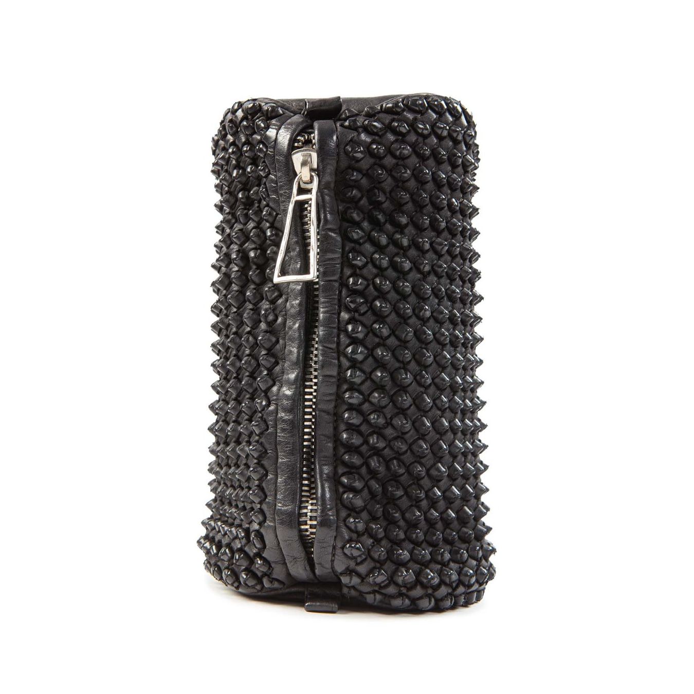 clutch CANDY nodi nera zip