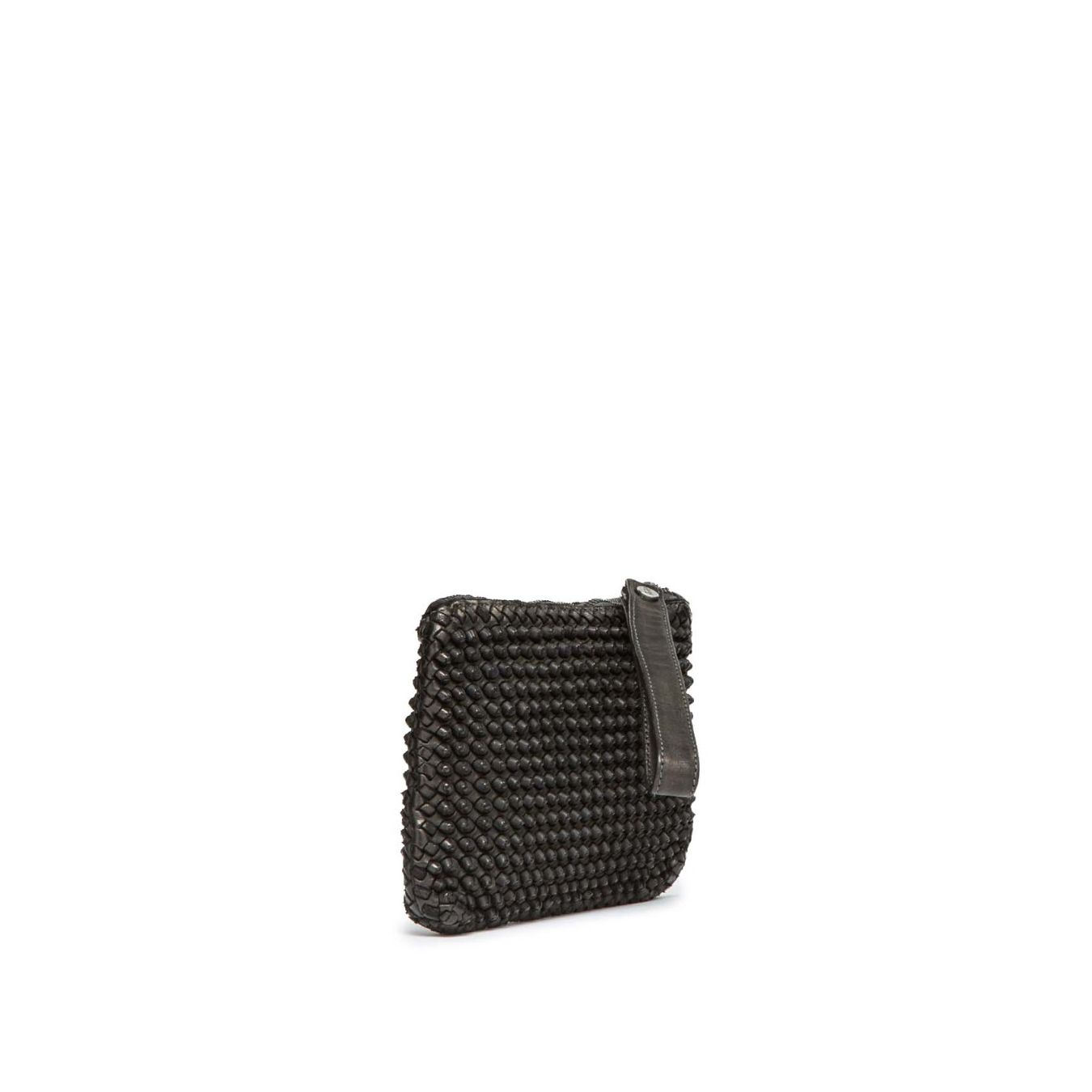 101 meme clutch DILETTA NODI in pelle pavone borsa donna
