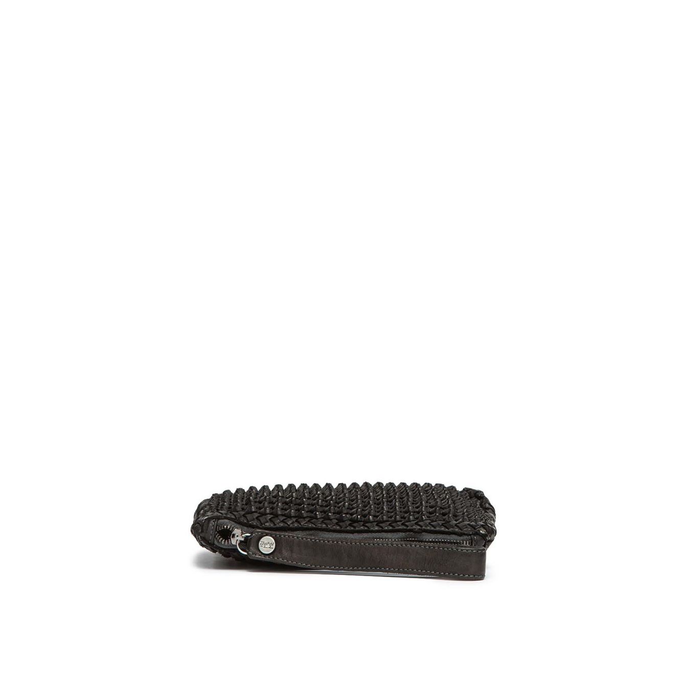 101 meme clutch DILETTA NODI in pelle pavone sopra