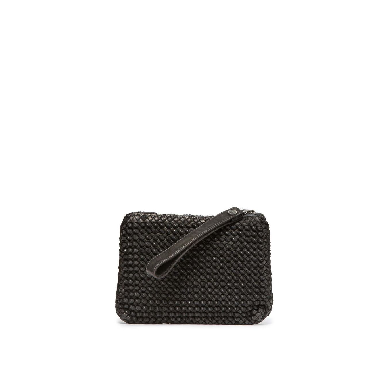101 meme clutch DILETTA NODI in pelle pavone 