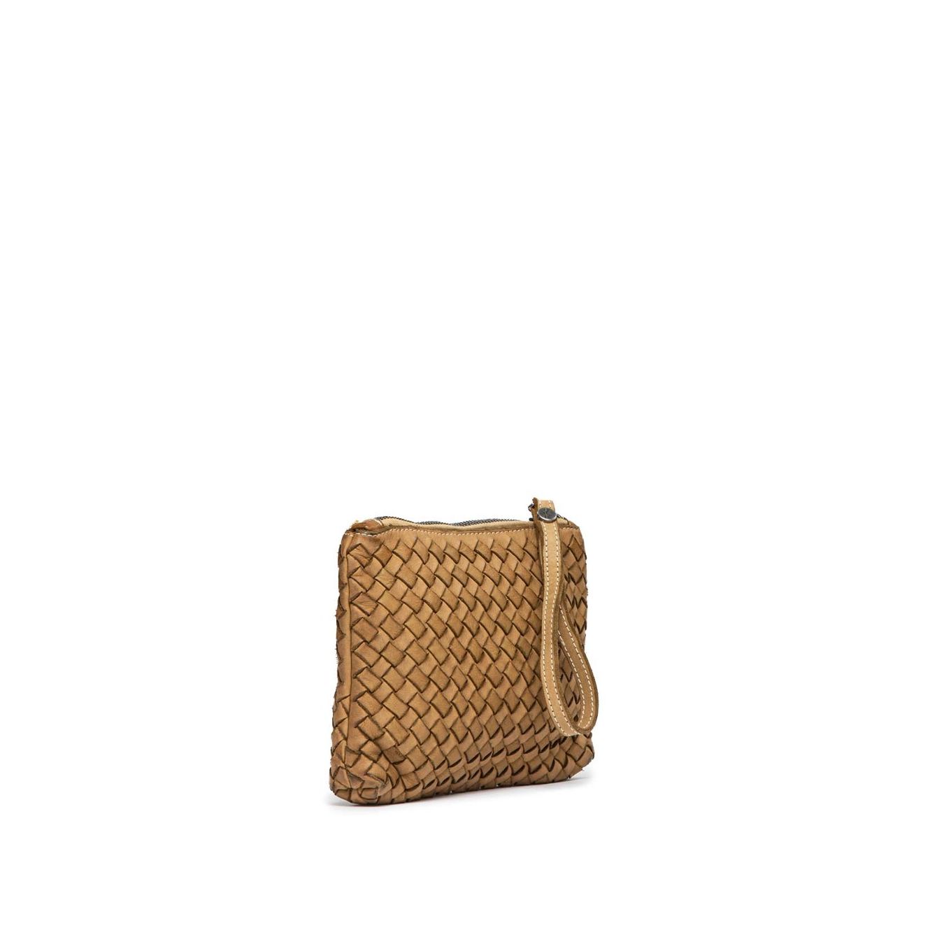 101 meme tracolla GEA MESH in pelle oliva da donna