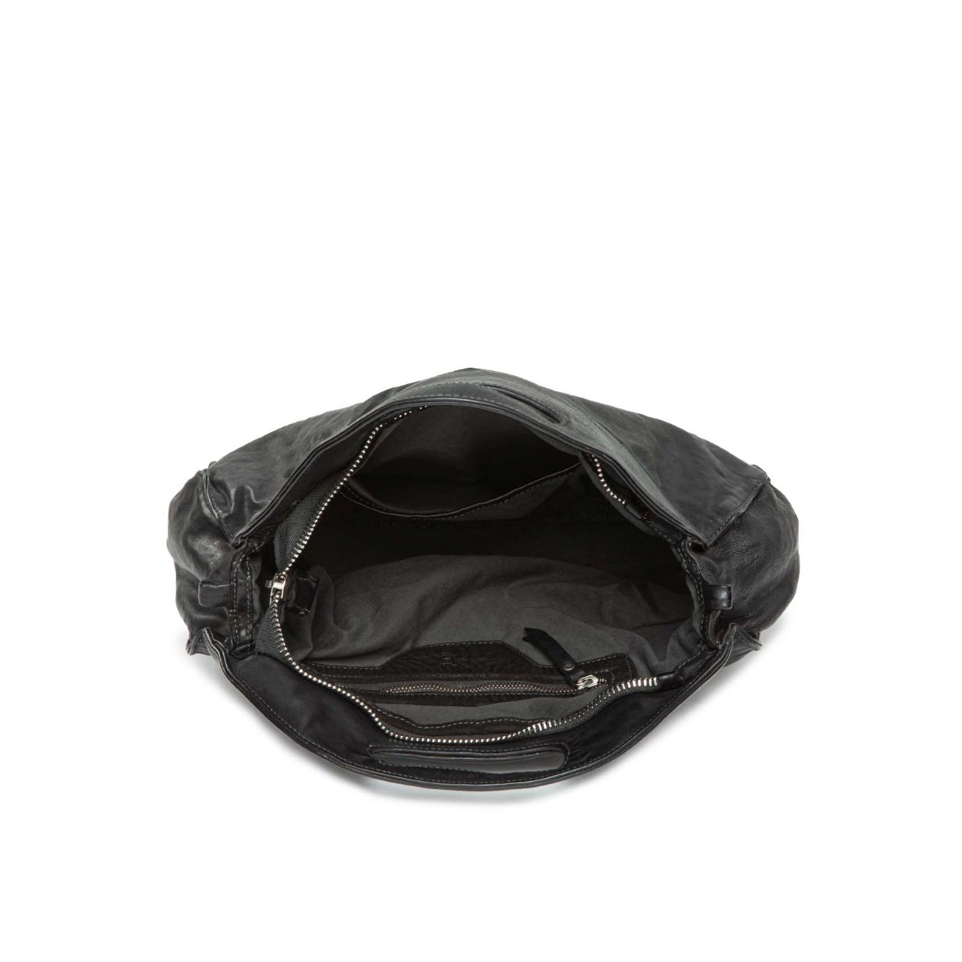 101 meme shopper GISELLA in pelle nera interno