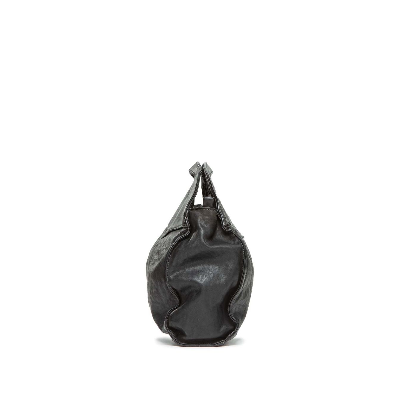 101 meme shopper GISELLA in pelle nera profilo