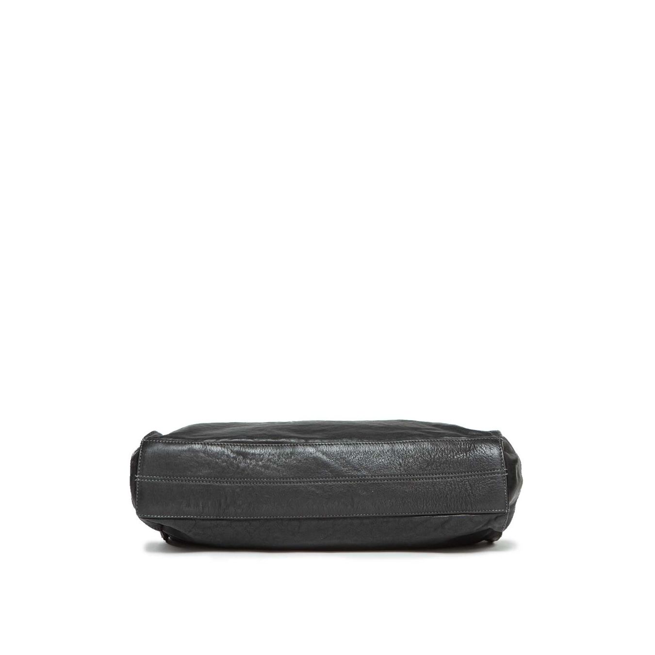 101 meme shopper GISELLA in pelle nera  sotto