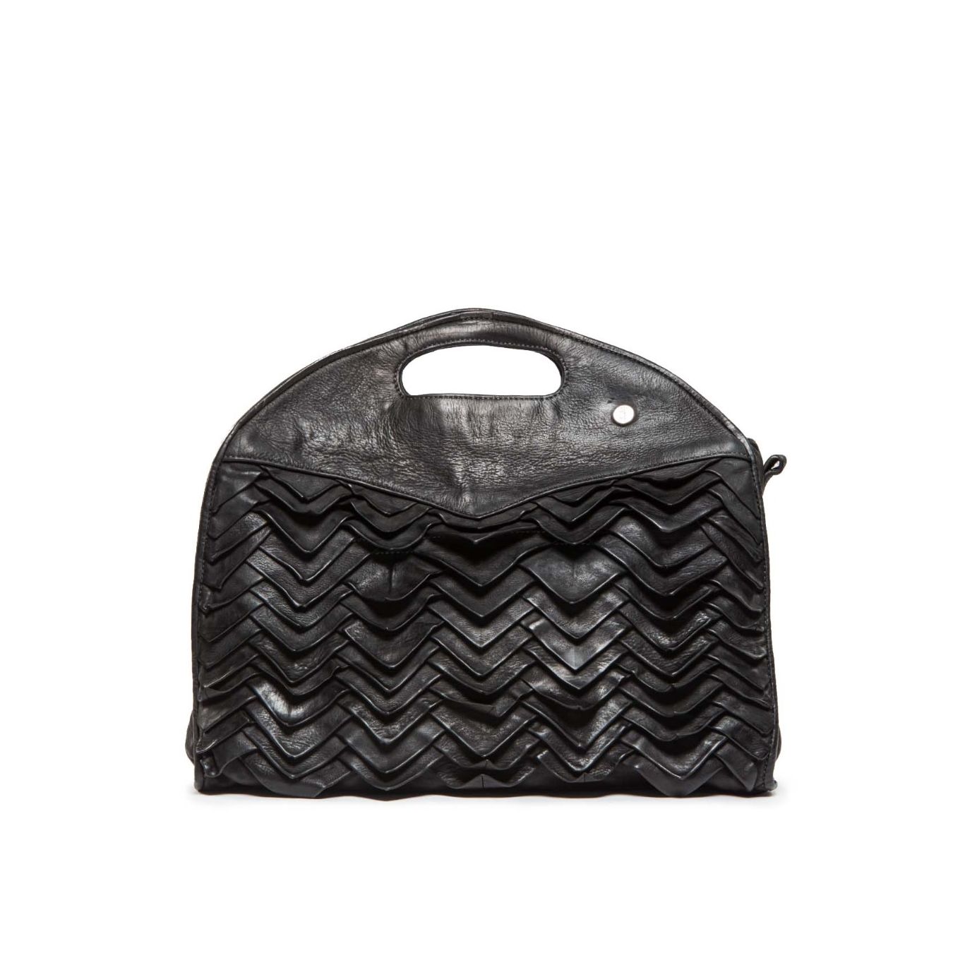 101 meme shopper GISELLA MANIS in pelle nera 