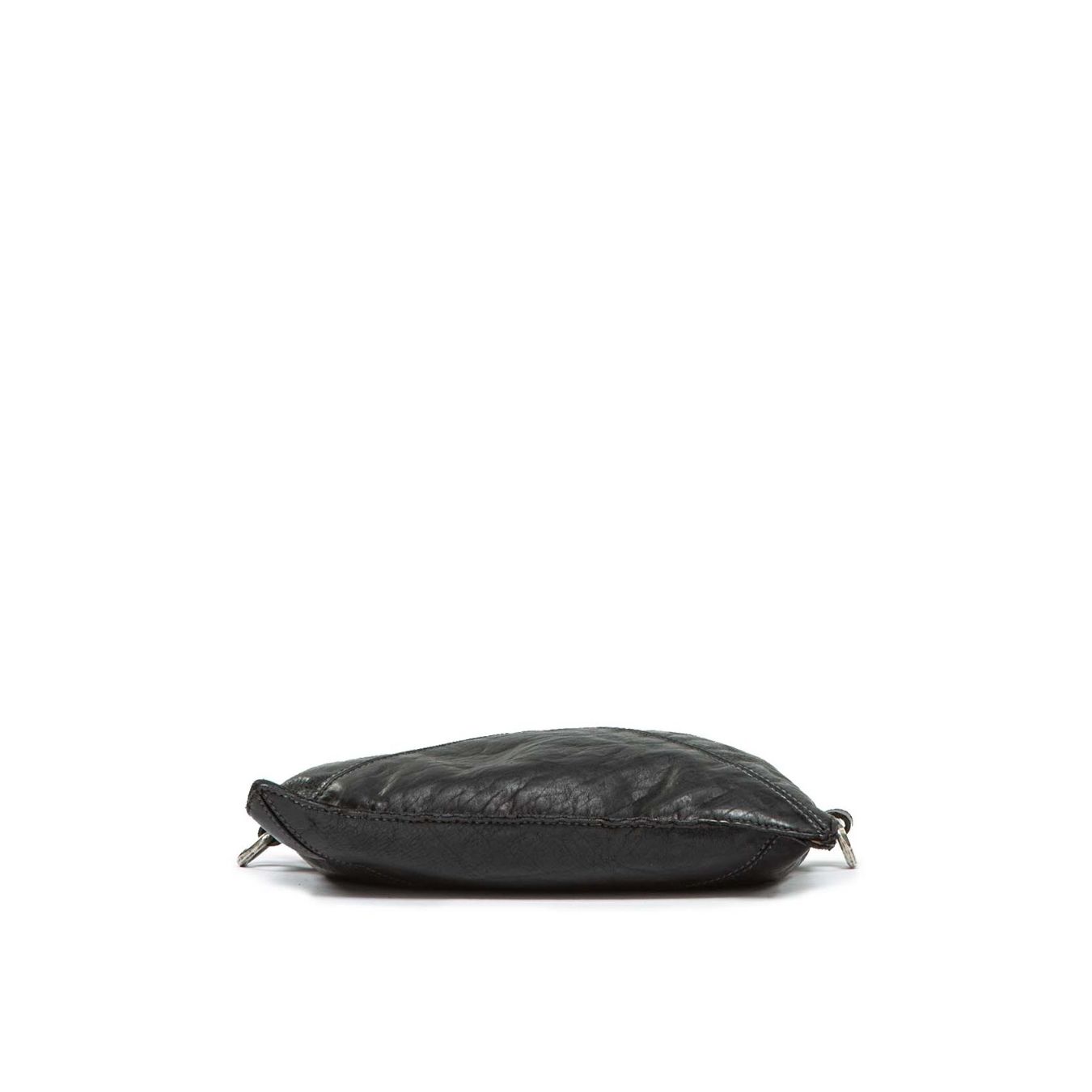 tracolla TRILLY in pelle nera sotto