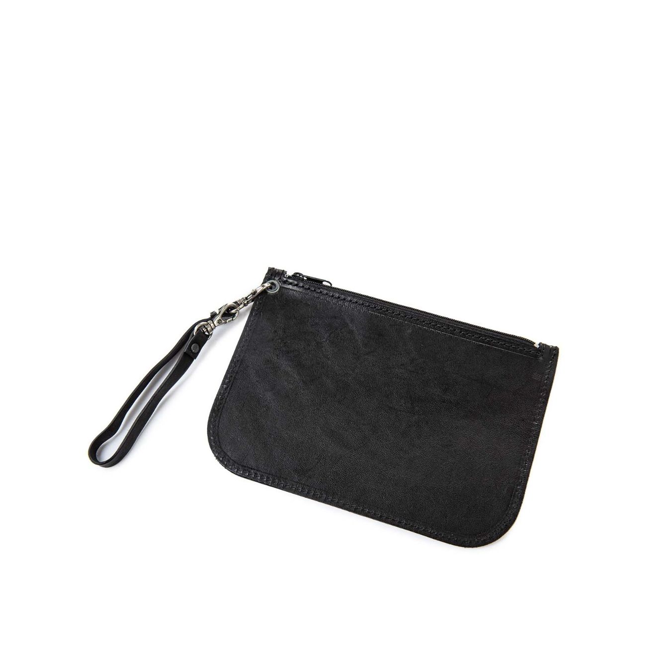 pochette tracolla piatta bea pelle nera