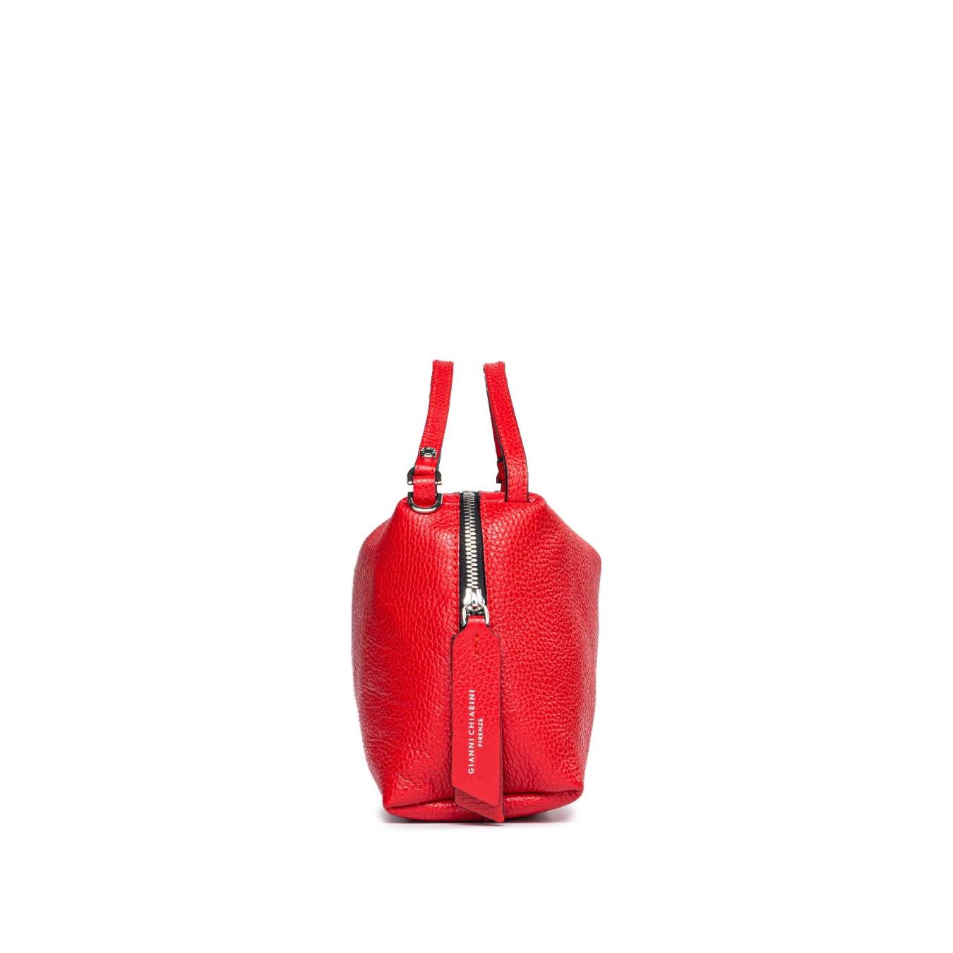 alifa rossa in pelle martellata