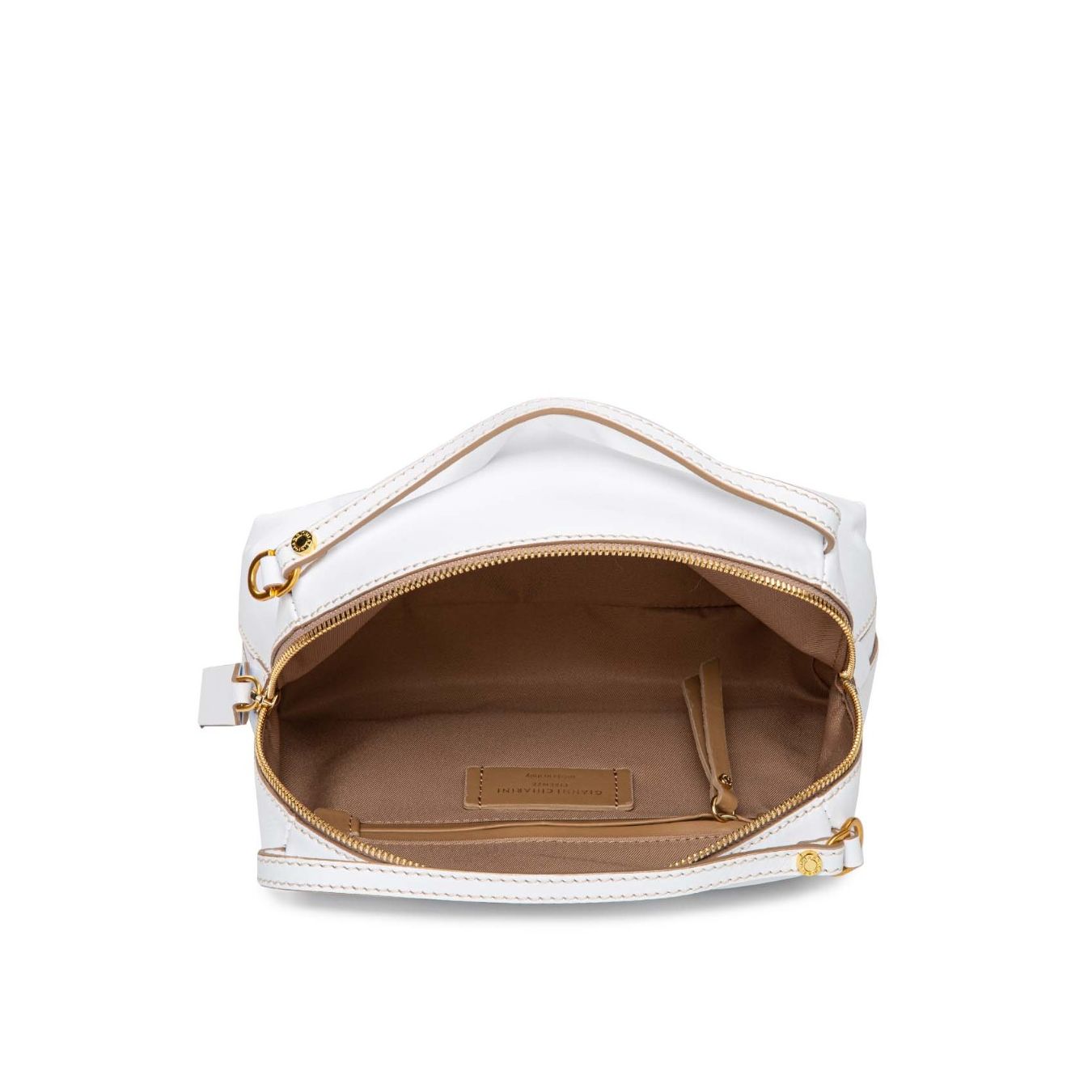 GIANNI CHIARINI bauletto ALIFA in pelle bianca
