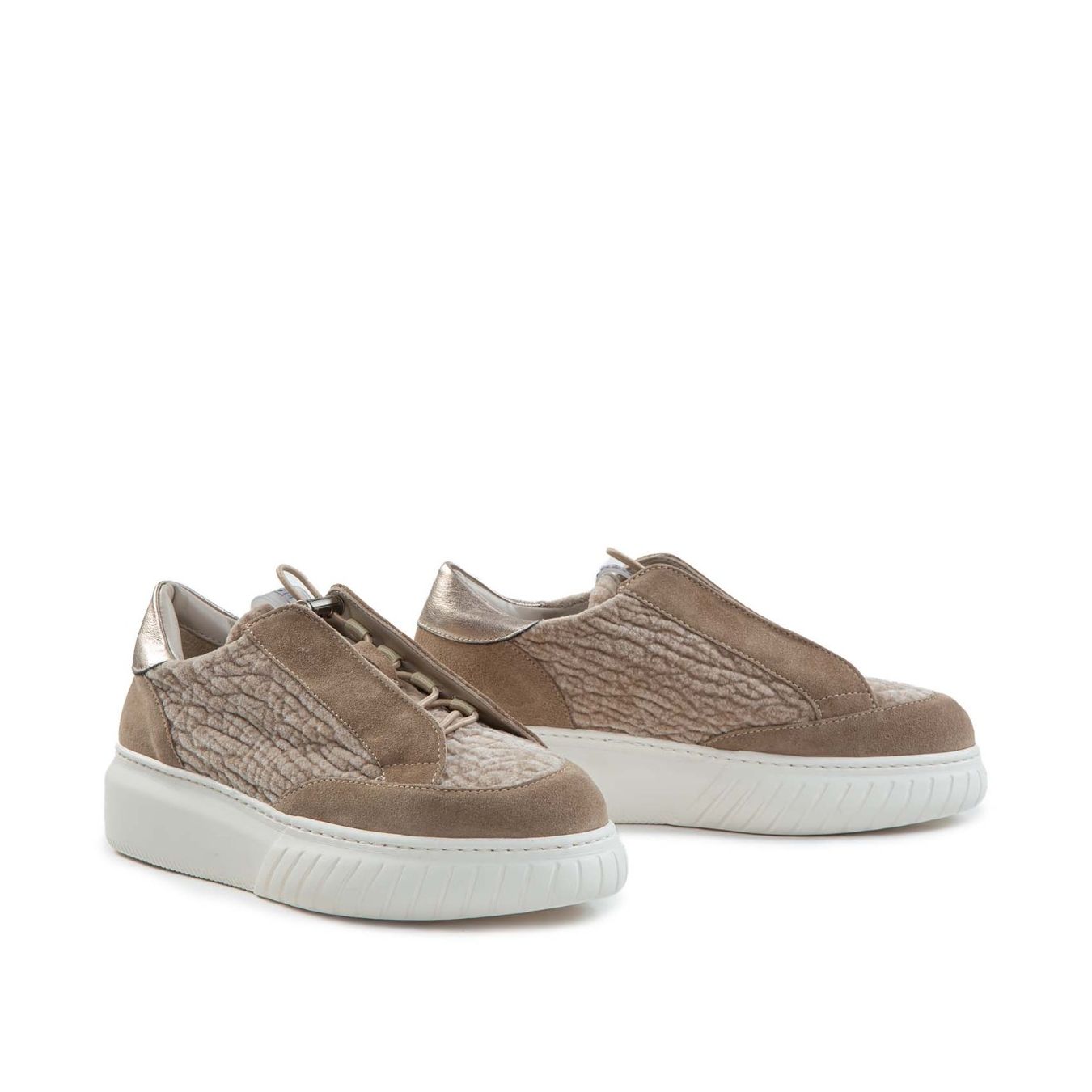 andia fora sneakers IVOR in suede camel 