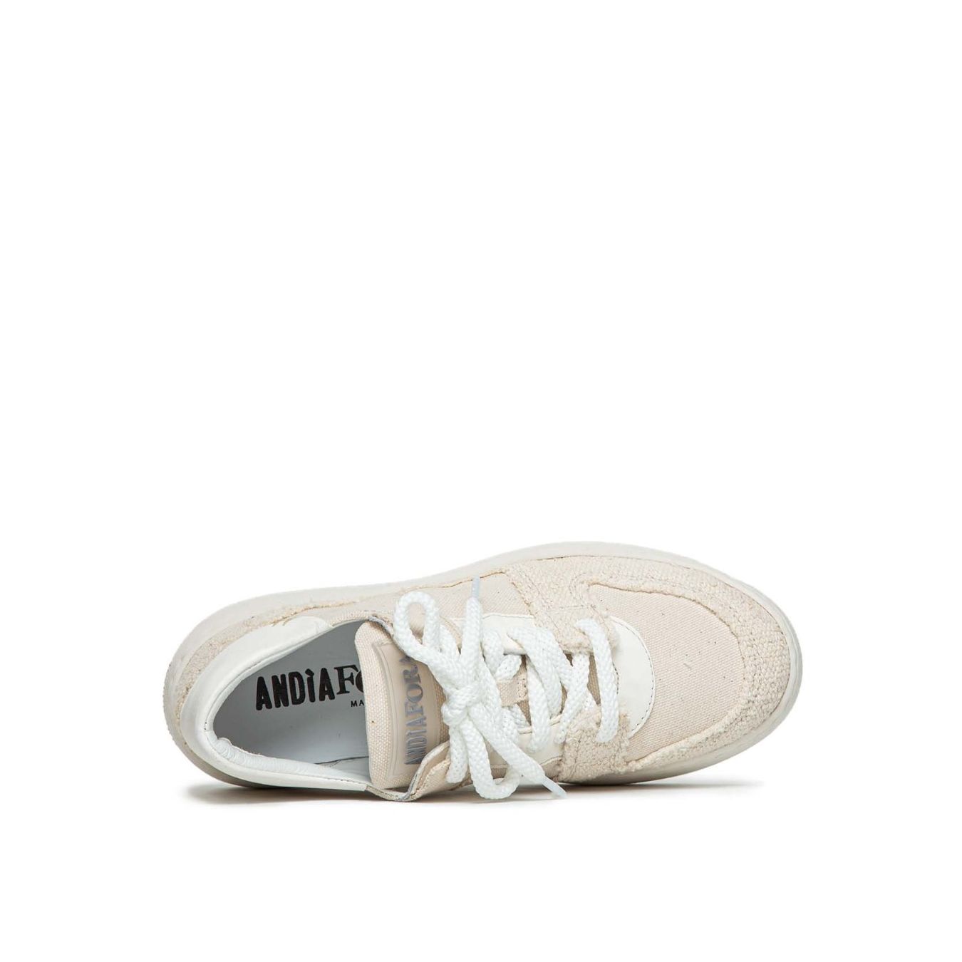 andia fora sneakers patch lea dudley in pelle
