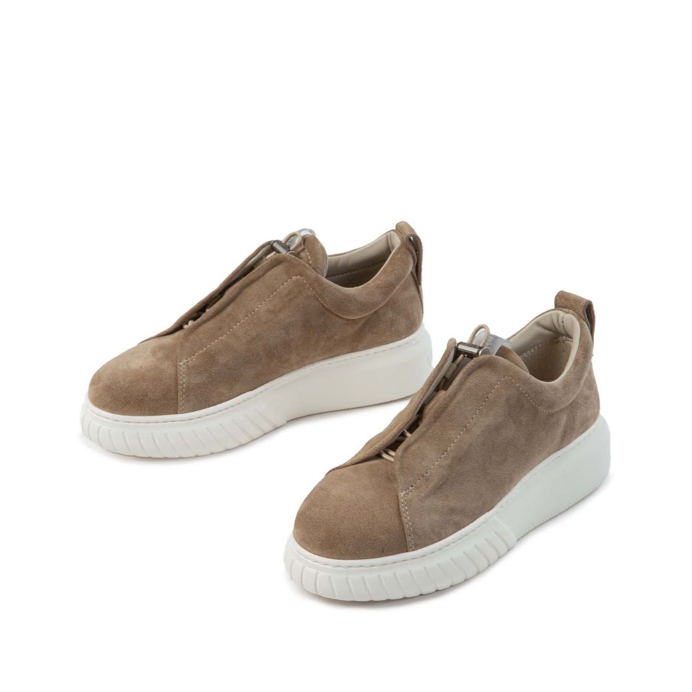 andia fora sneakers LIBI in suede camel sopra