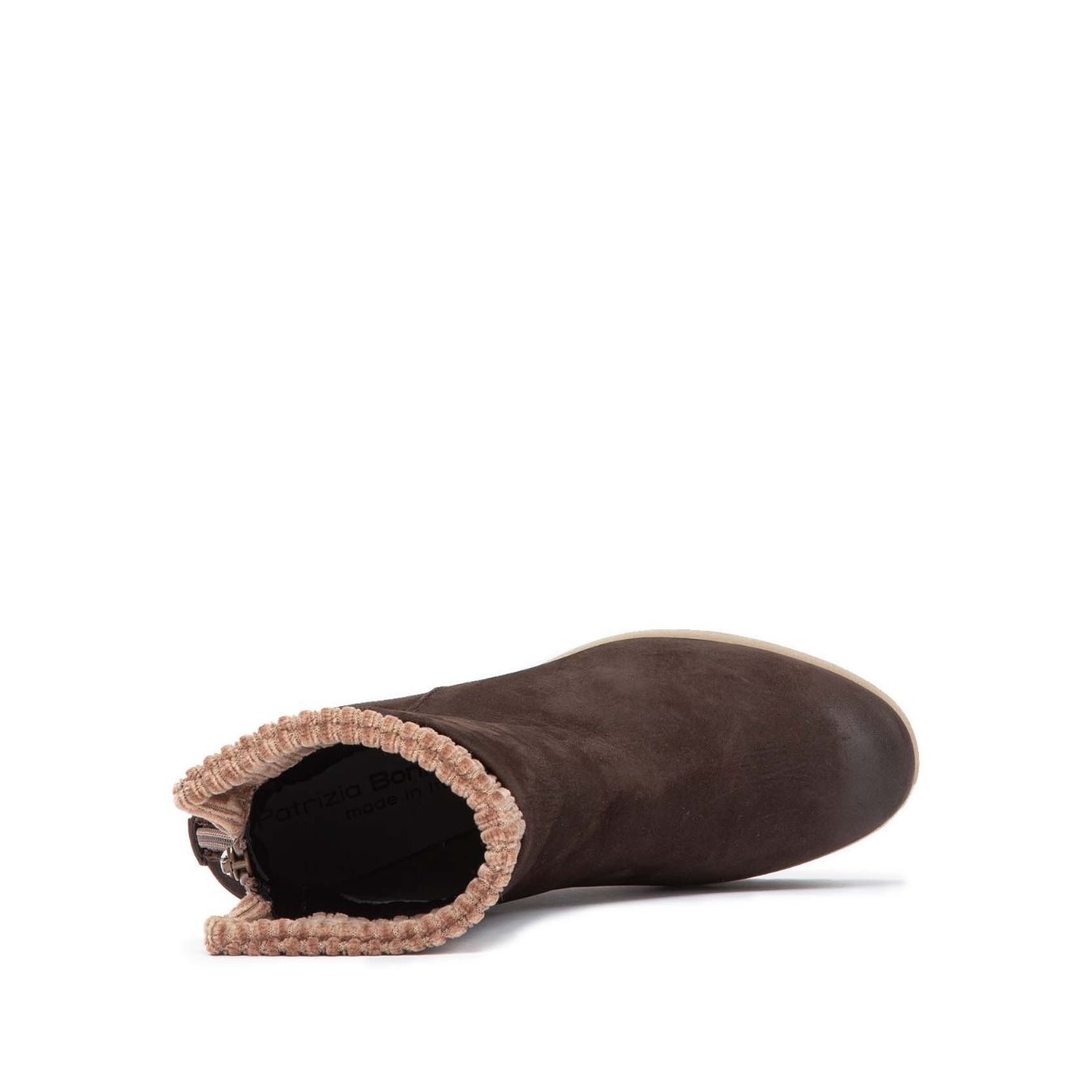 patrizia bonfanti tronchetto nubuck testa di moro
