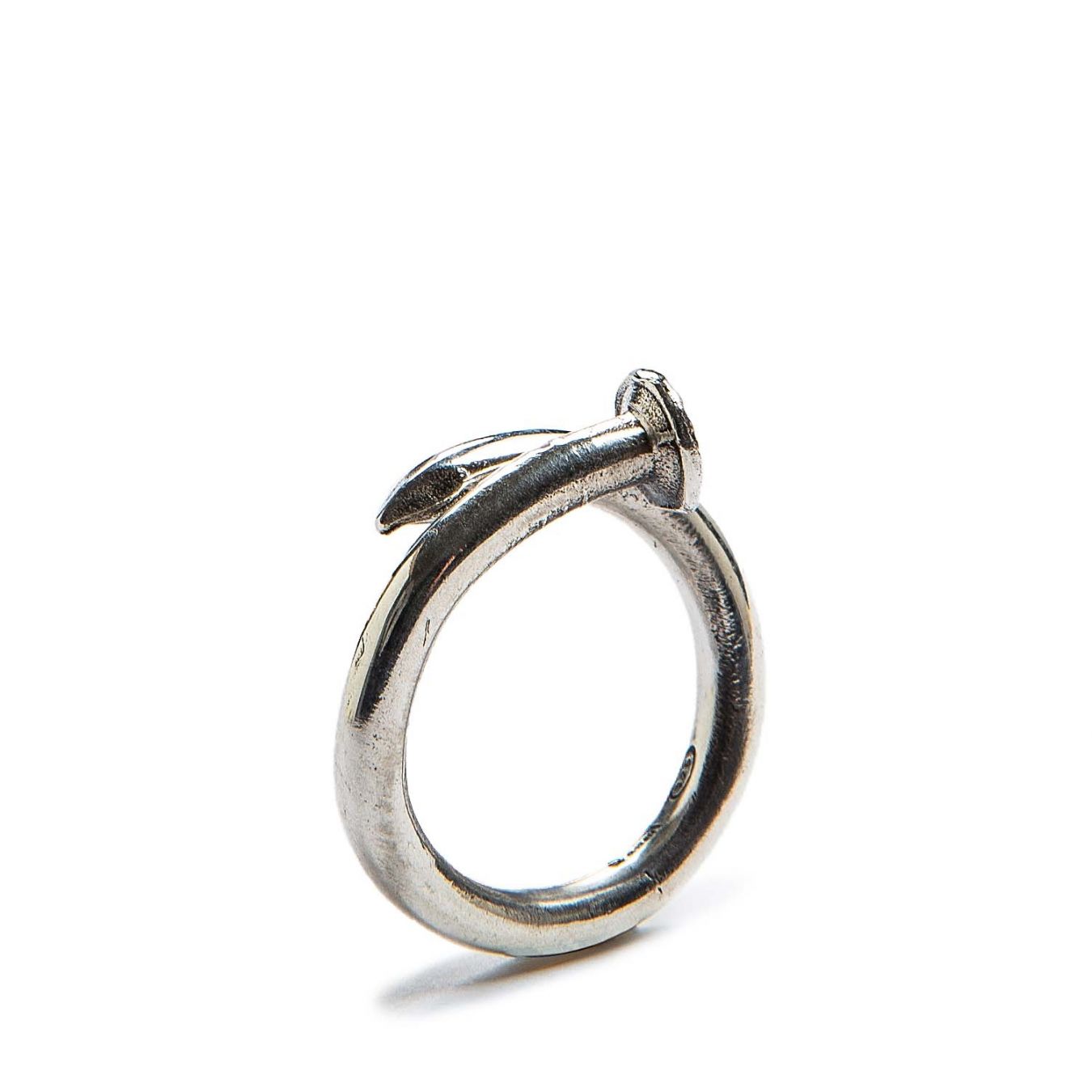anello chiodo in argento