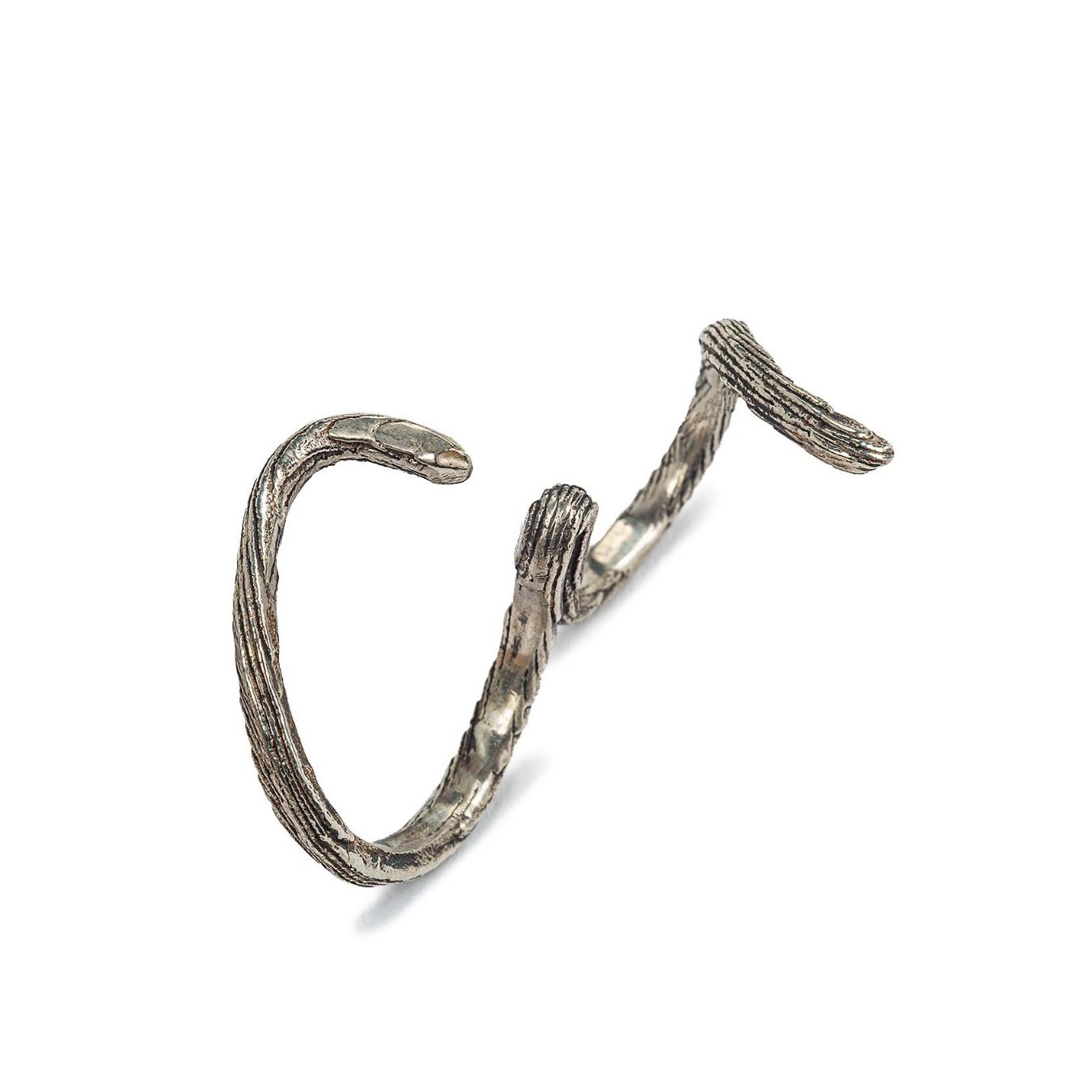 anello serpente due dita