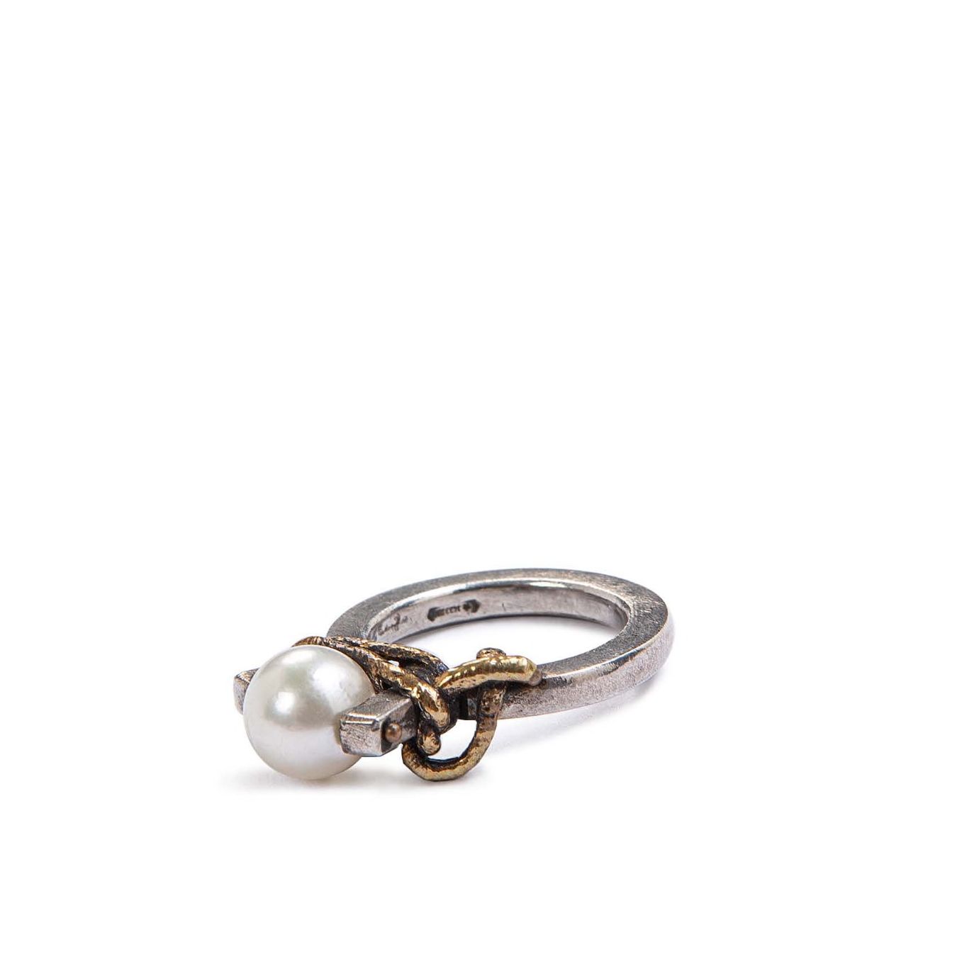 anello nodo perla giapponese