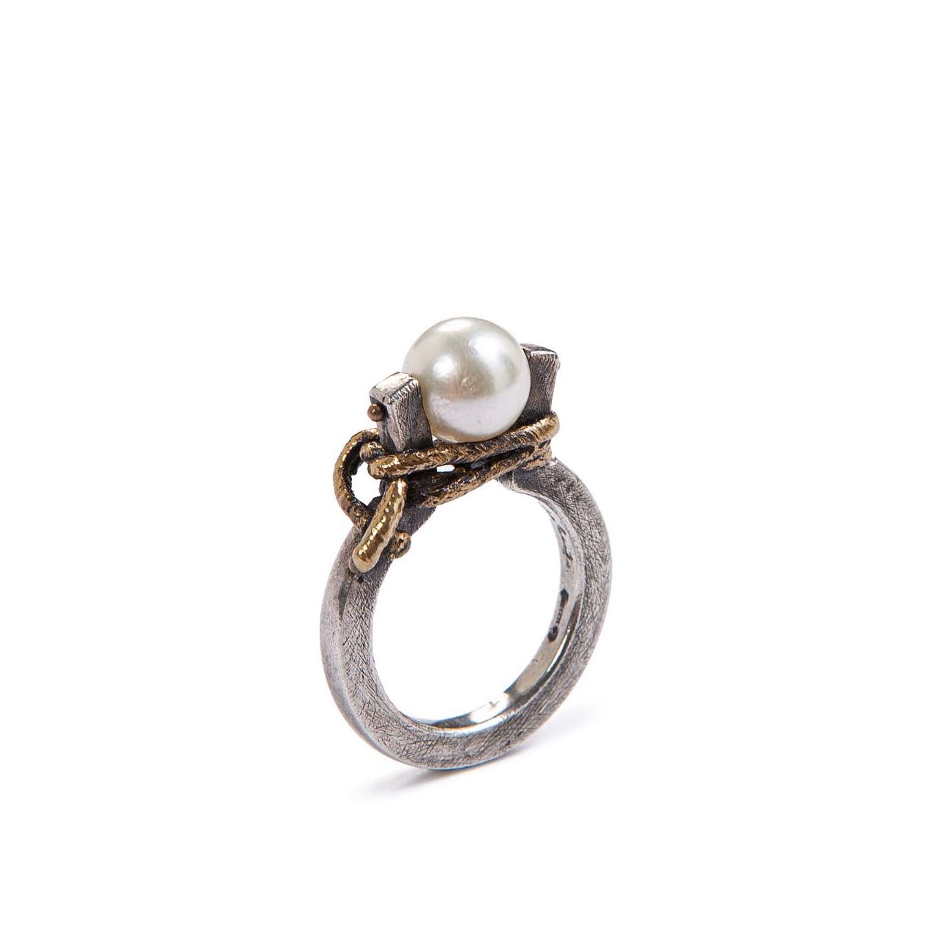 anello nodo perla giapponese