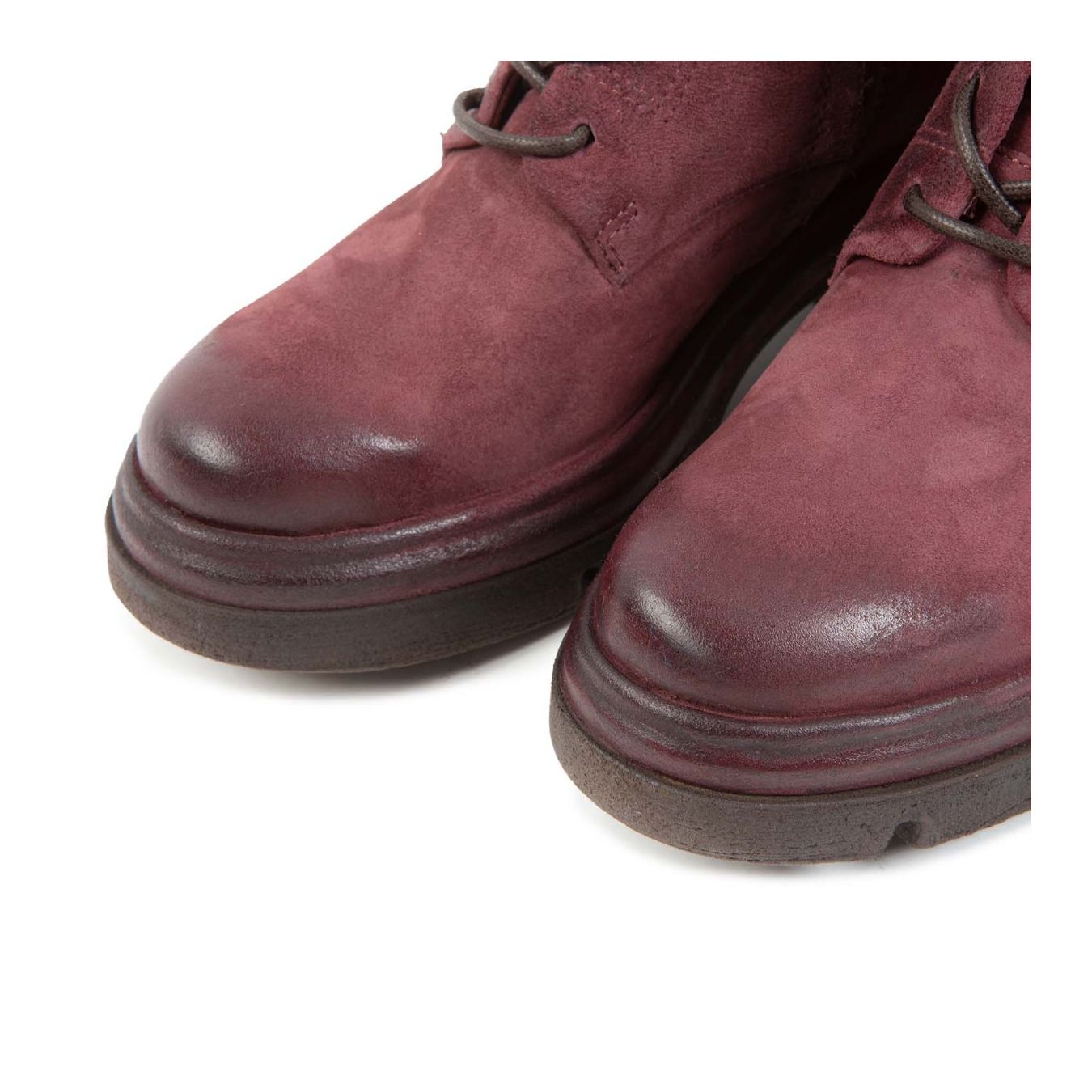as98 anfibi EASY in camoscio madera punta