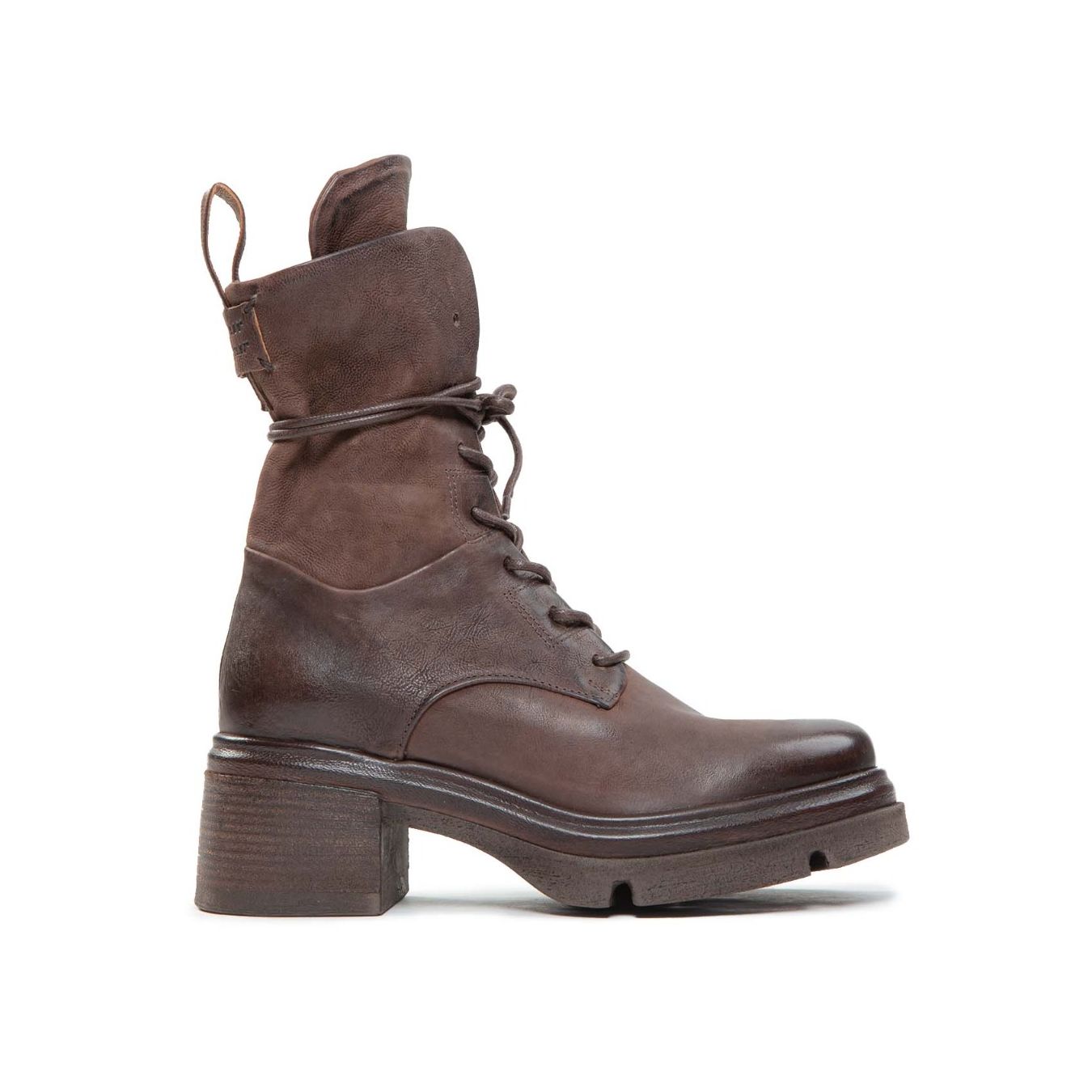 anfibi EASY in pelle ebano 