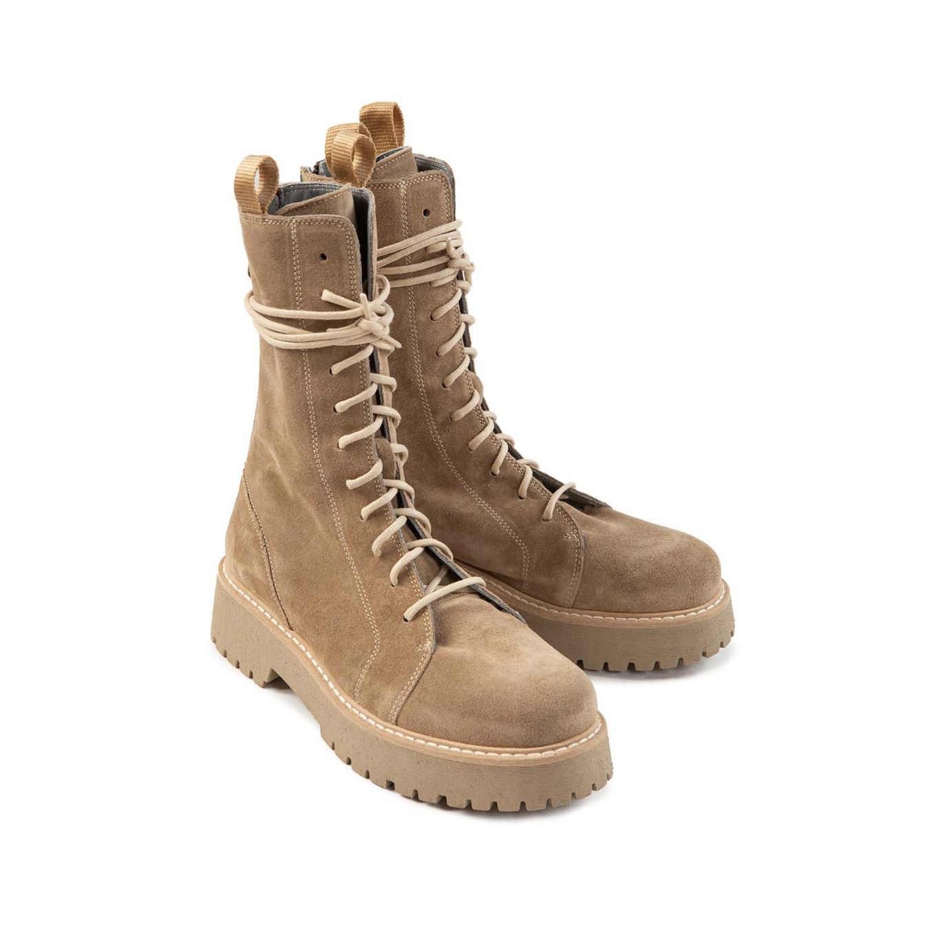 anfibi SCORPIO in camoscio camel sopra