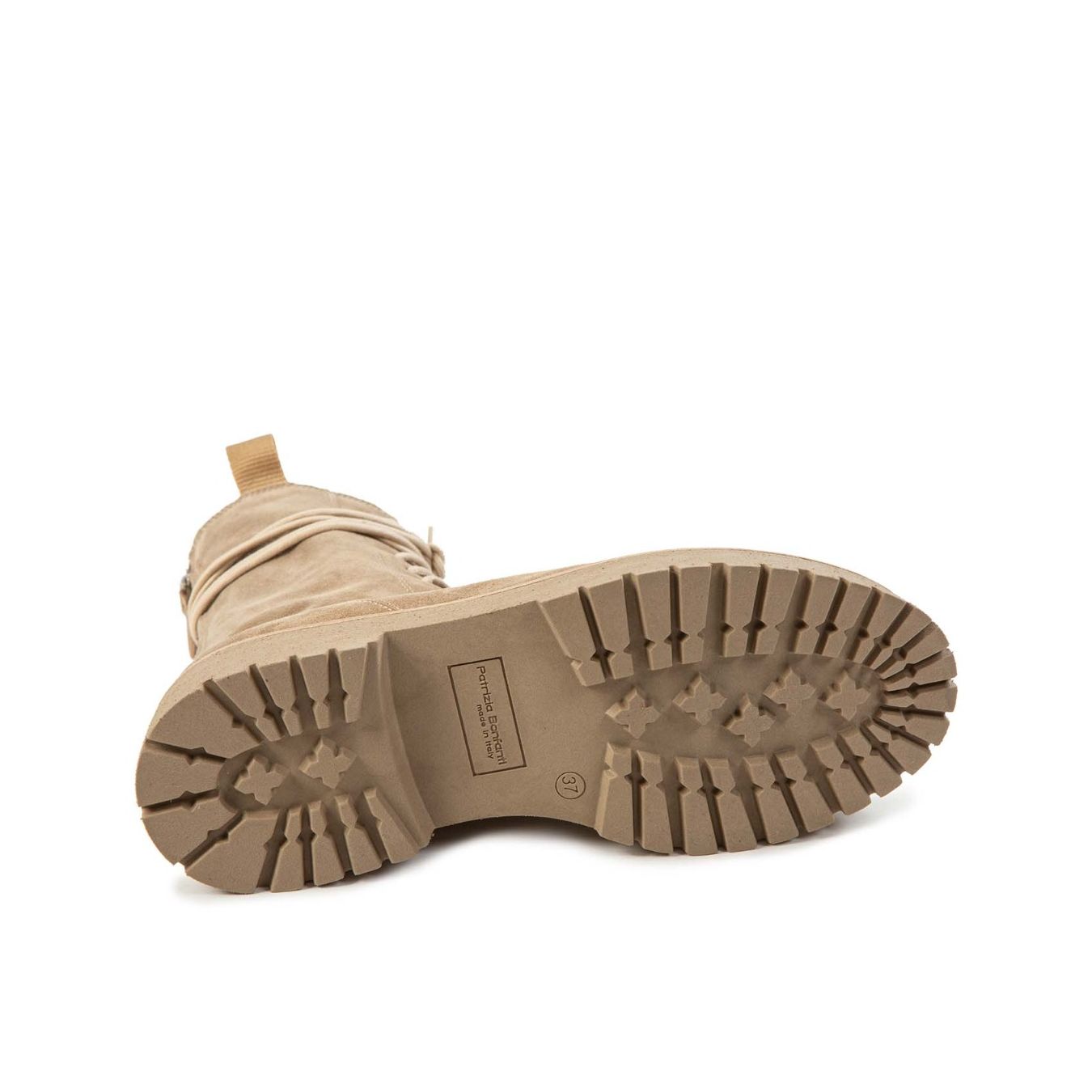 anfibi SCORPIO in camoscio camel suola