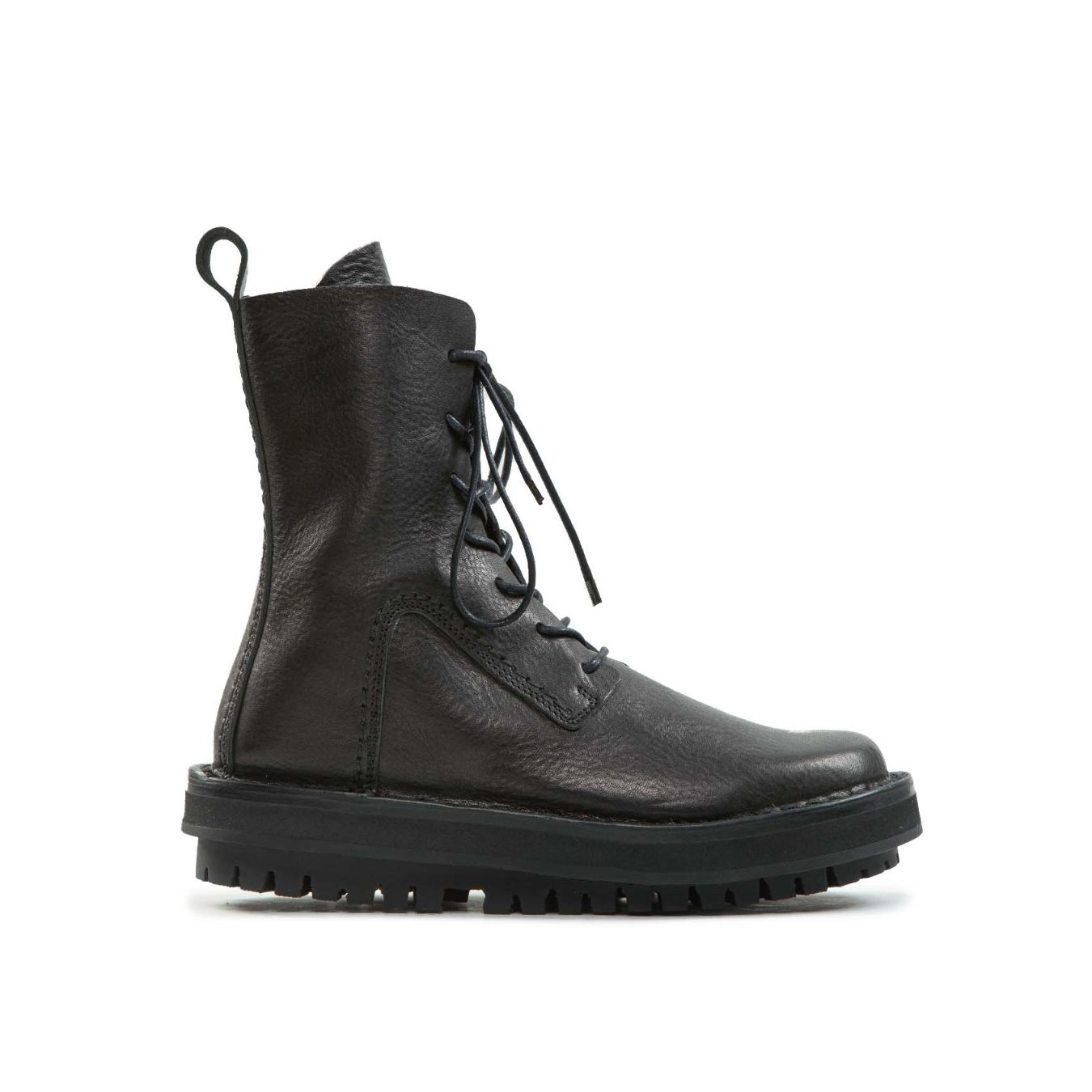 anfibi TARONE in pelle nera