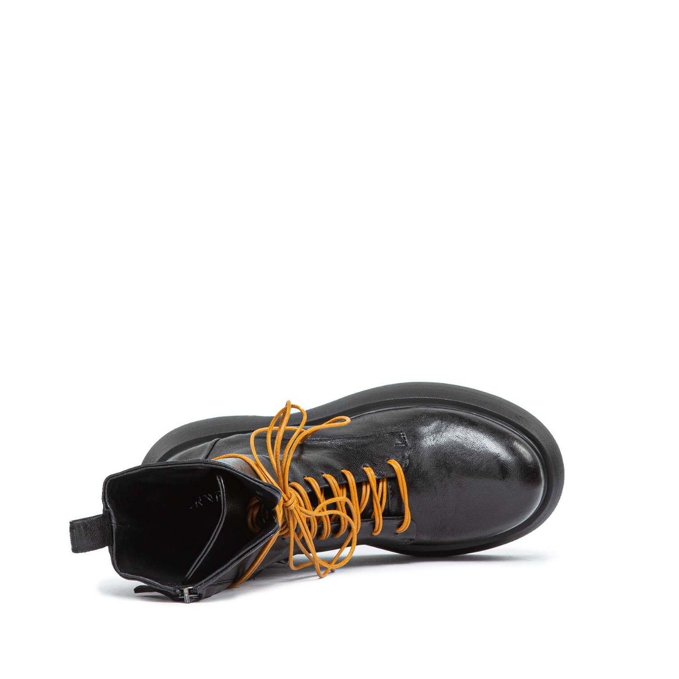 stivaletto pelle nera