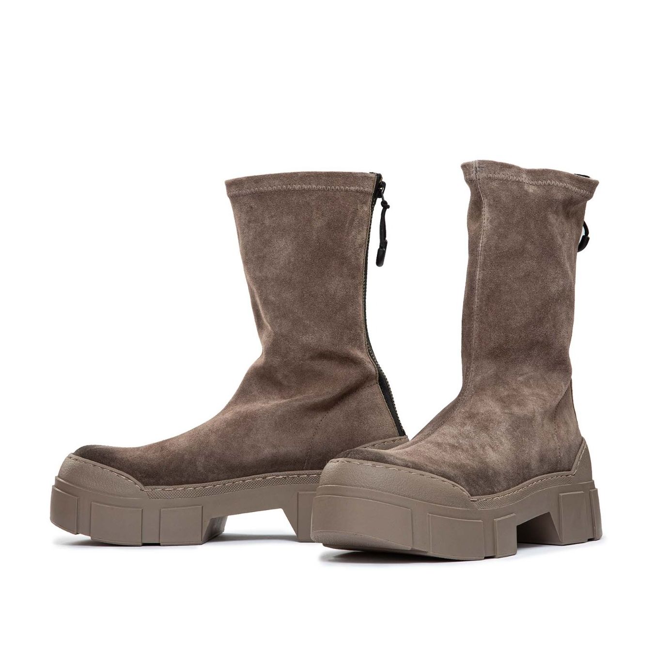 stivale nubuck taupe vic matie