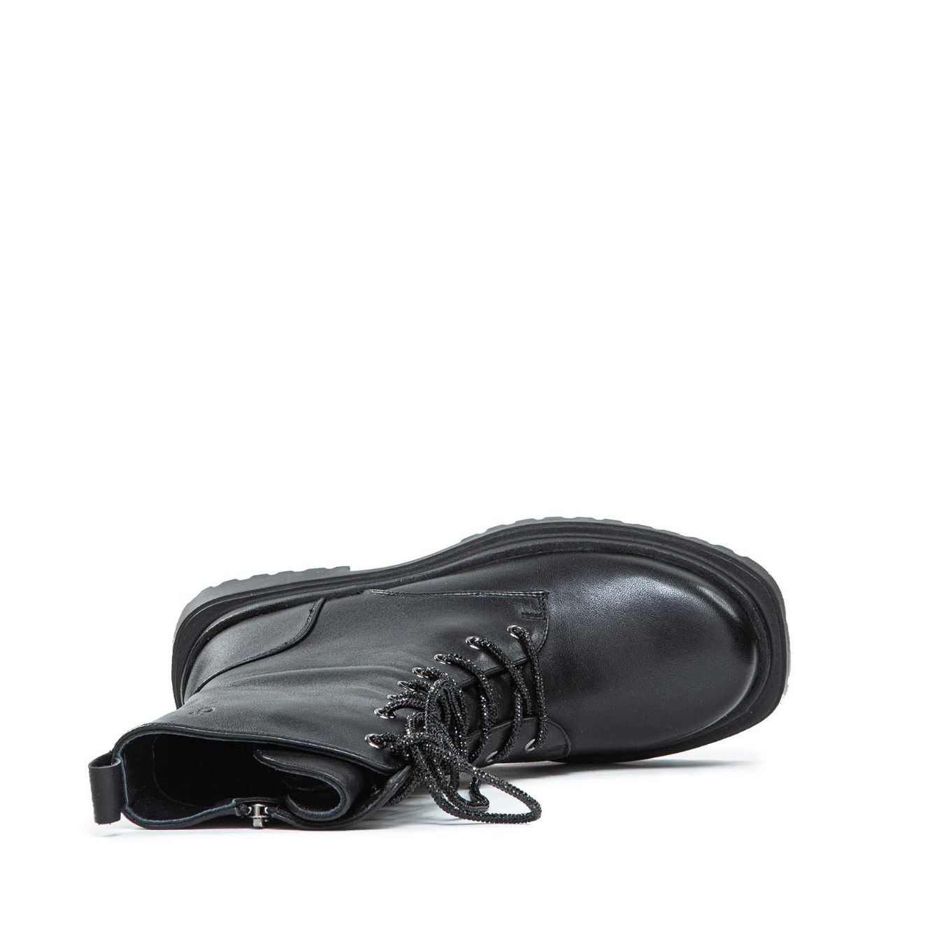 anfibio in pelle nera