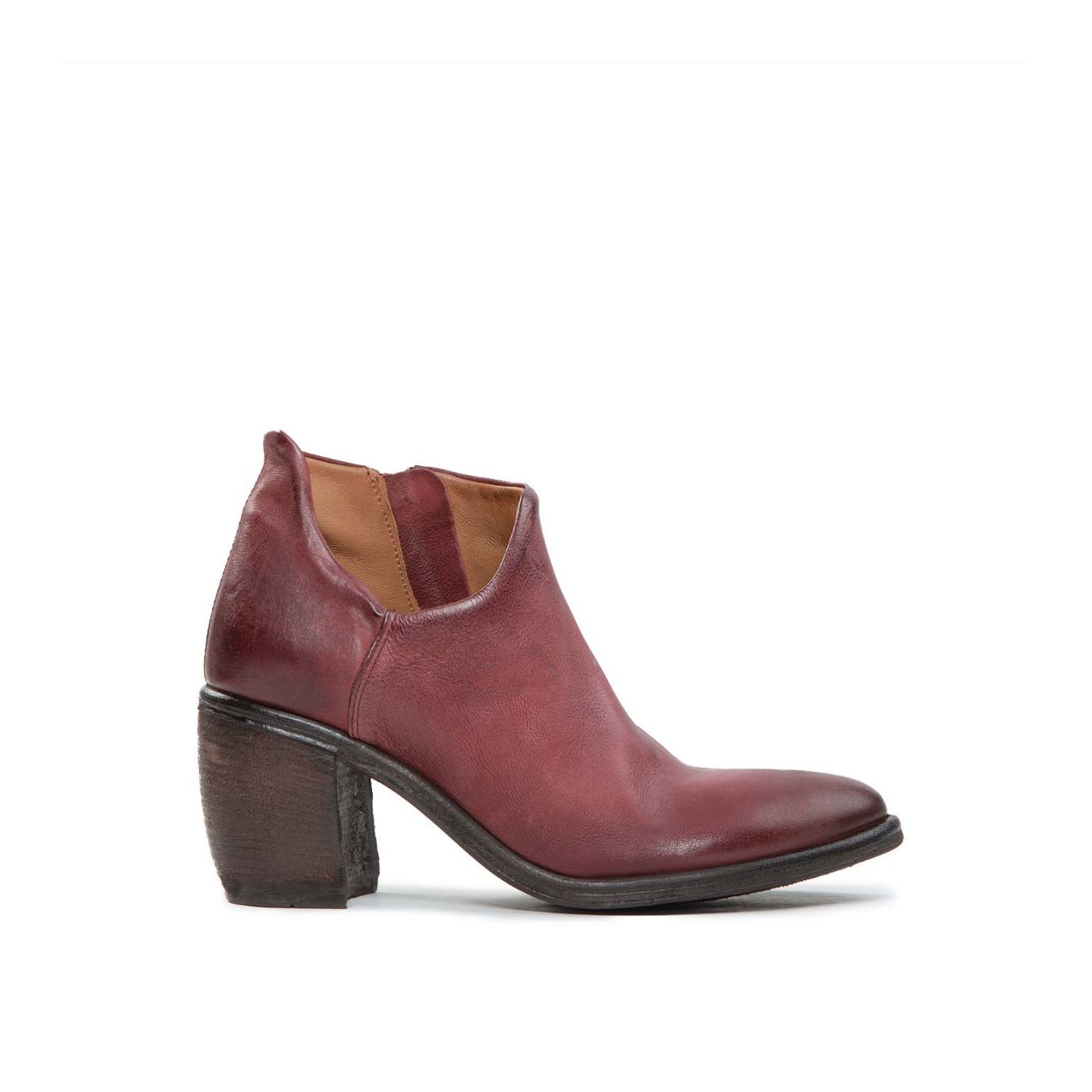 accollato RITHM in pelle rosso madera 