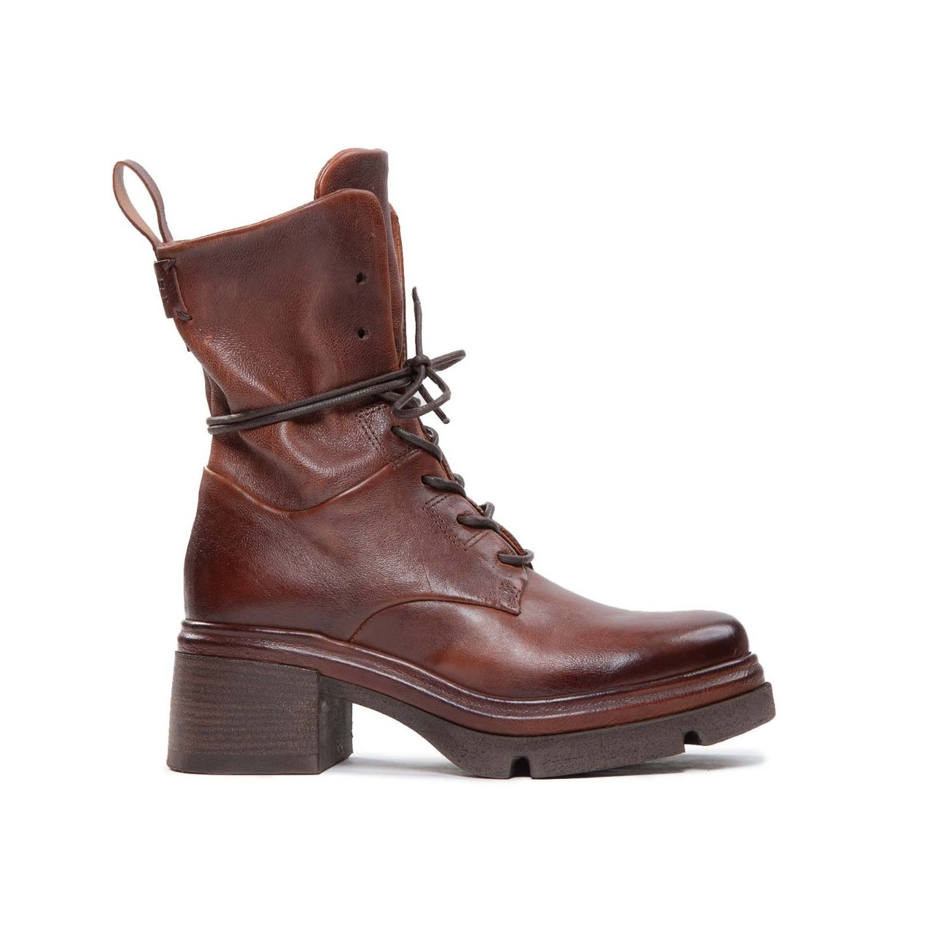 anfibi EASY in pelle calvados