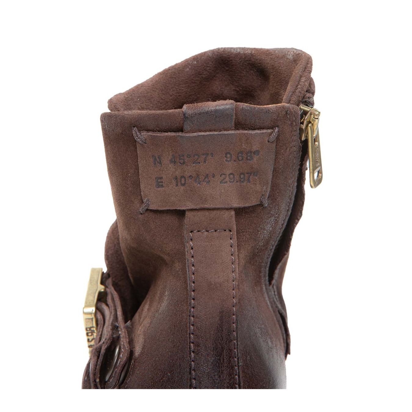 as98 biker DIBLA in pelle ebano dietro