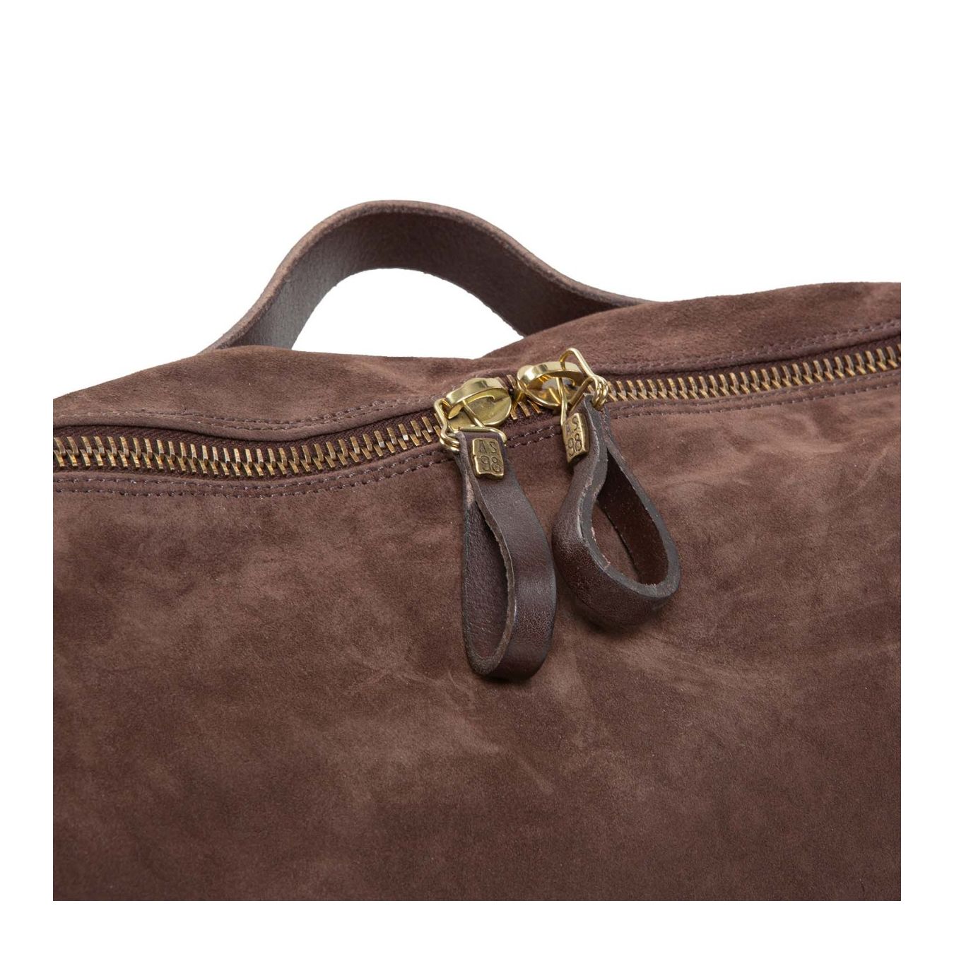 as98 cartella FIRM in camoscio ebano zip