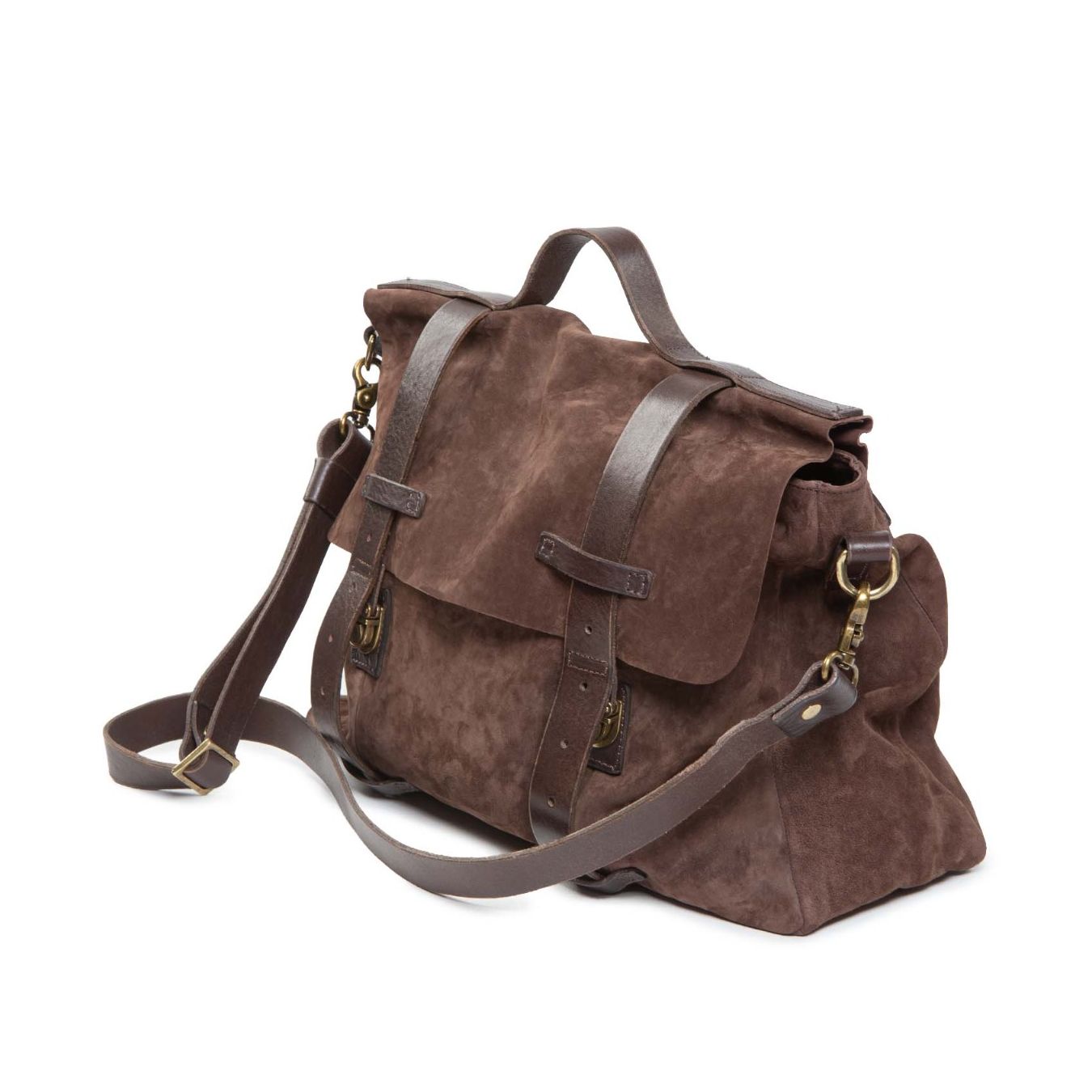 cartella SEBASTIAN in pelle ebano as98 con tracolla