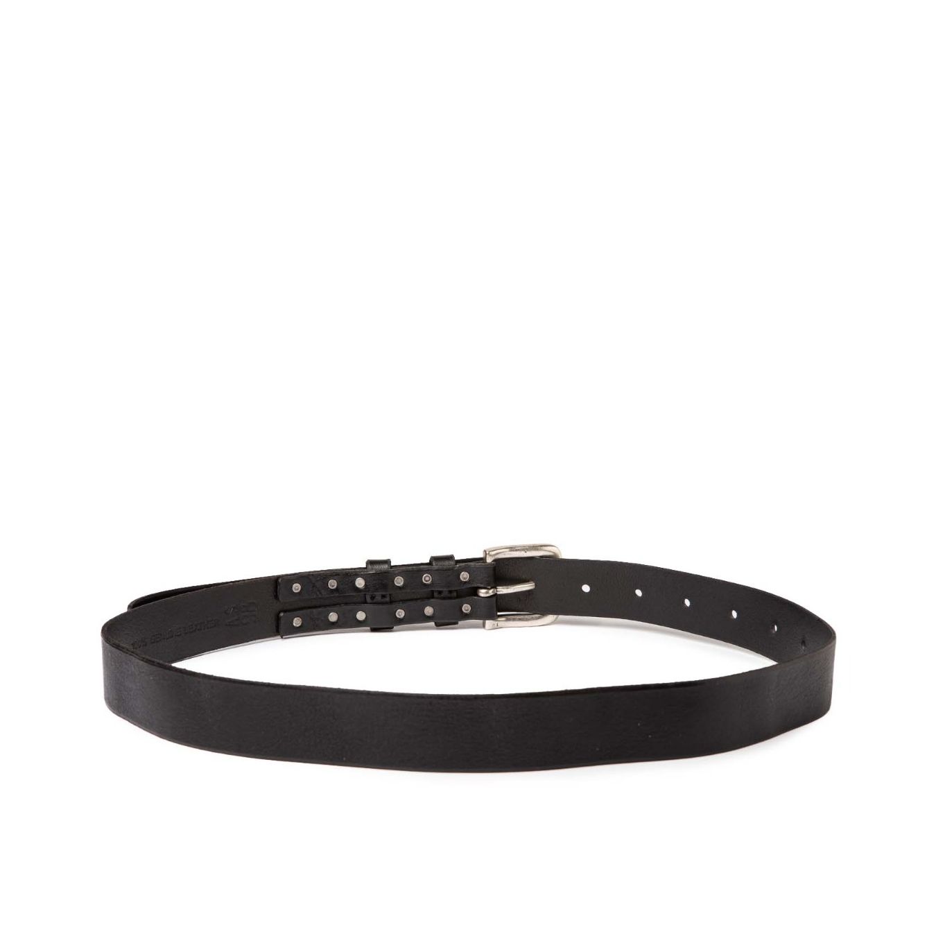 cintura pelle nera  dietro