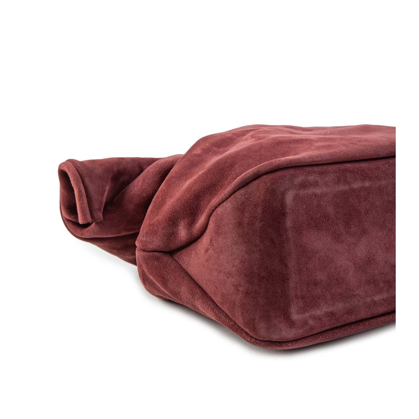 as98 clutch in camoscio madera sotto