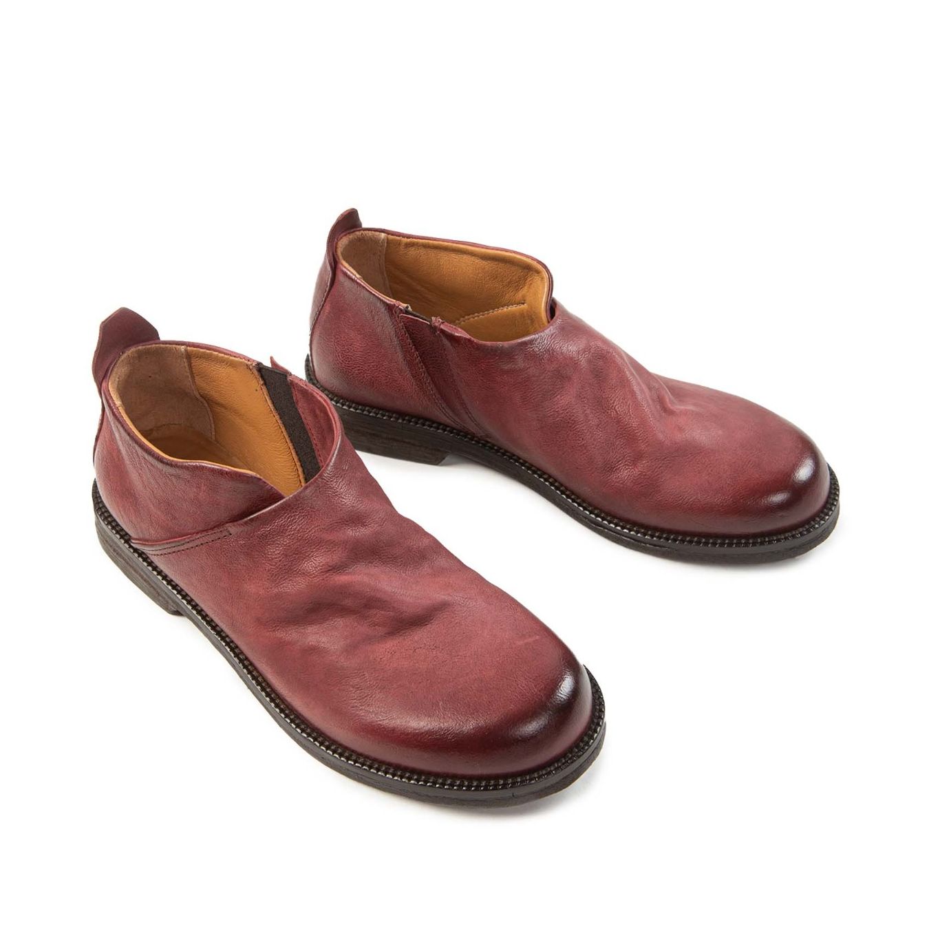 slipon in pelle madera  sopra