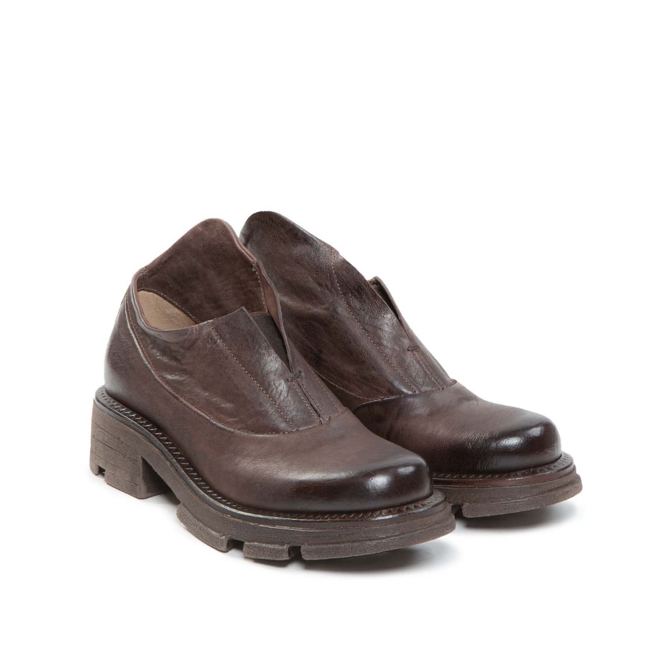 slipon LANE in pelle ebano 