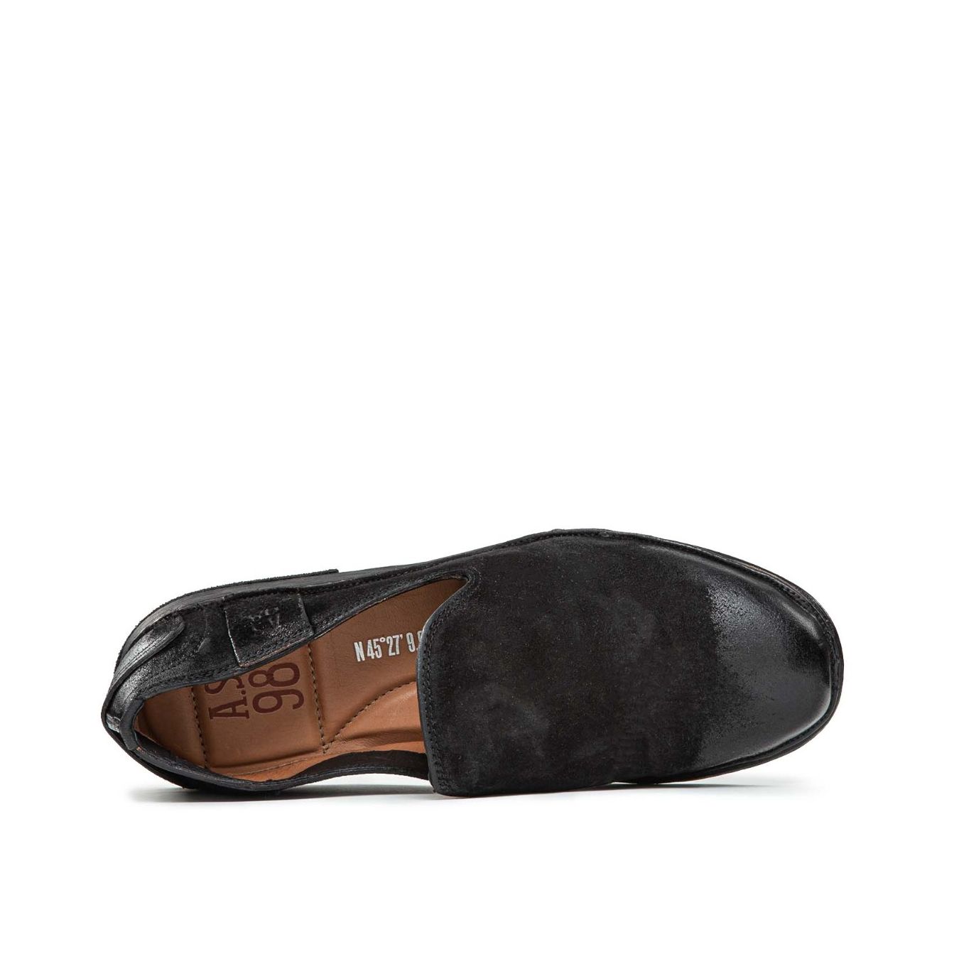 AS98 Uomo Slip-On Alfredo Nero