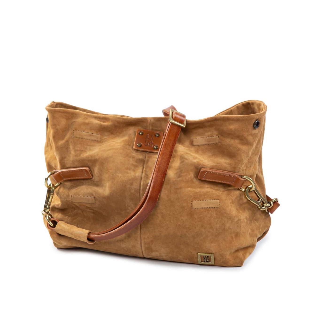 baguette patta tiger in pelle cuoio aperta