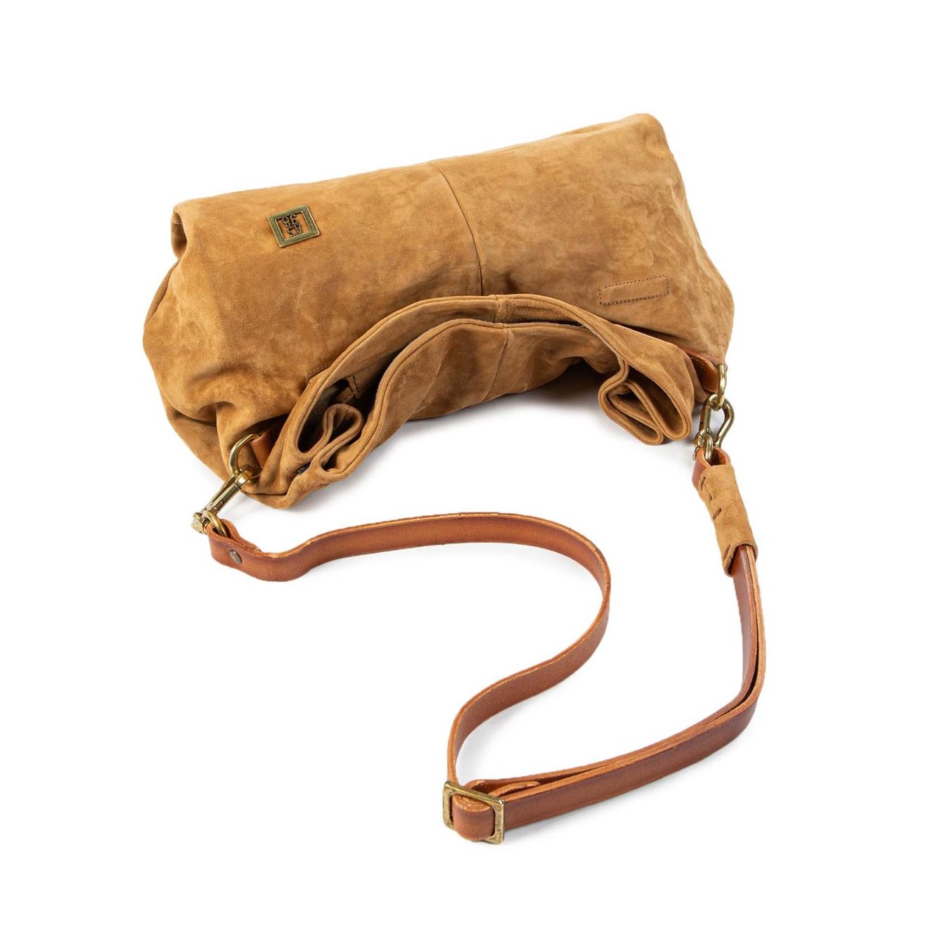 baguette patta tiger in pelle cuoio sopra