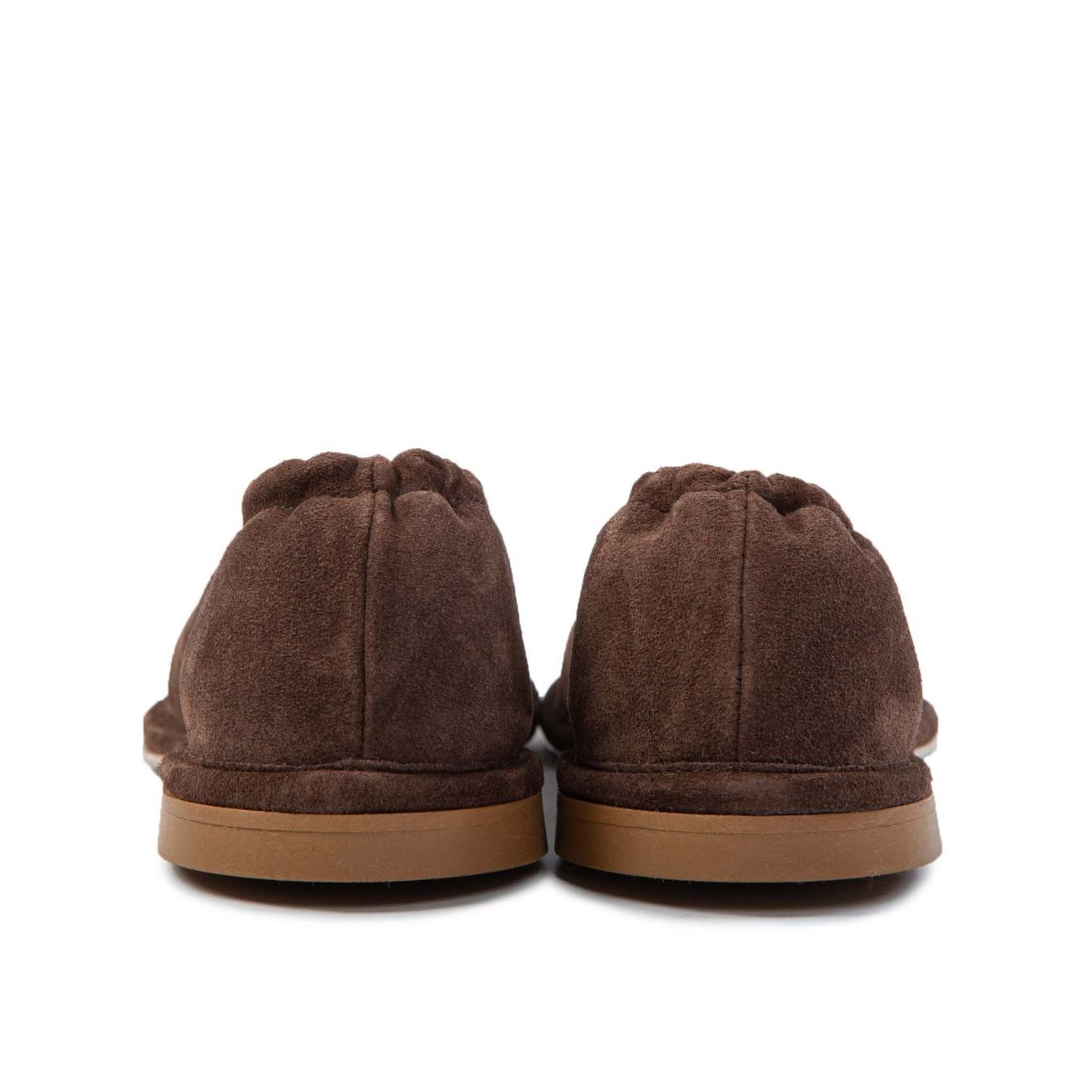 ballerina DANZA in suede choco dietro